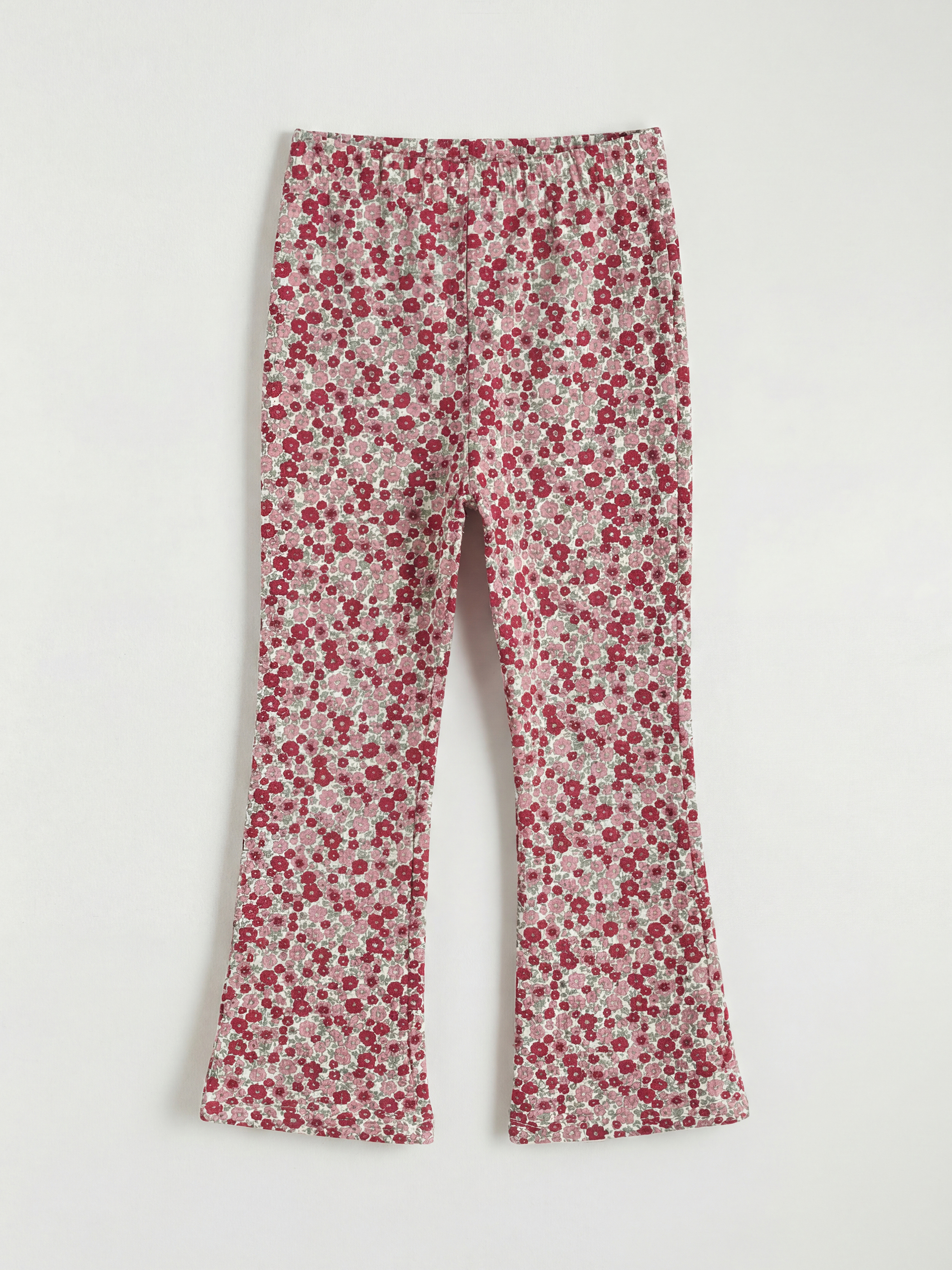 Floral Girl's Sweatshirt and Leggings Set-3