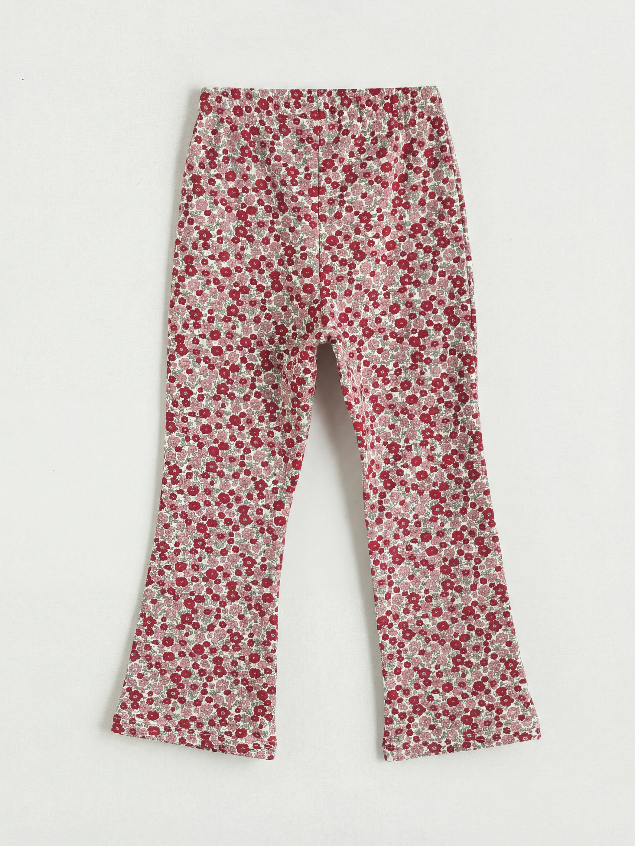 Floral Girl's Sweatshirt and Leggings Set-4