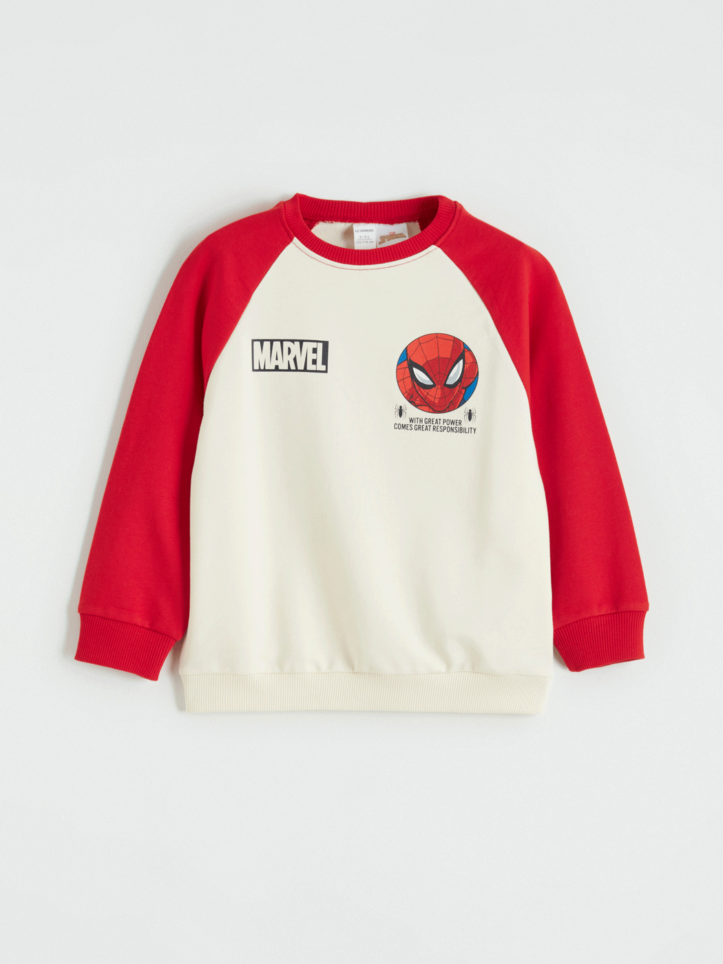 LCW Kids Spider-Man Baskılı Erkek Çocuk Sweatshirt - S6KF39Z1-QVK