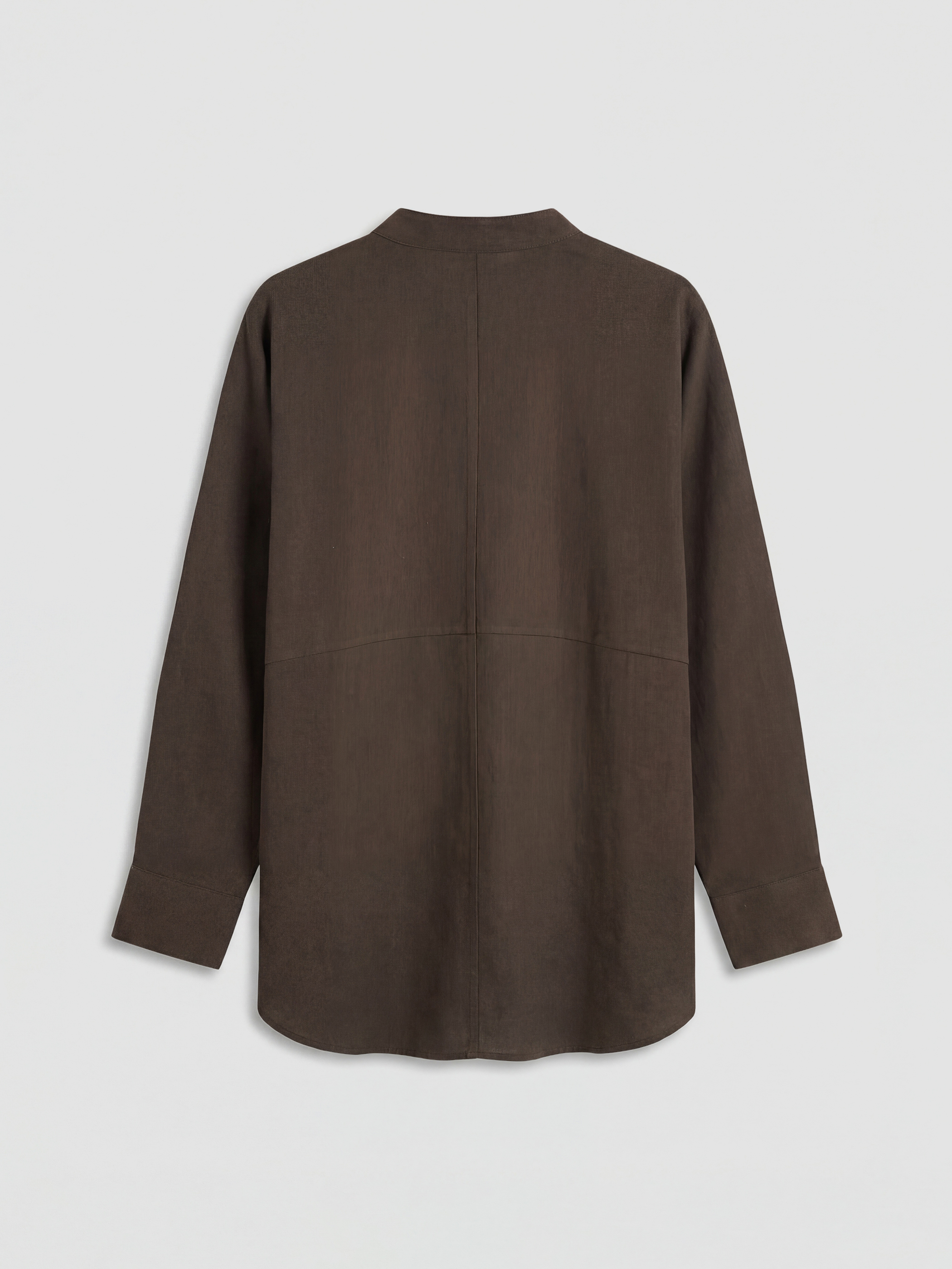 Hakim Yaka Oversize Kadın Gömlek Tunik-1