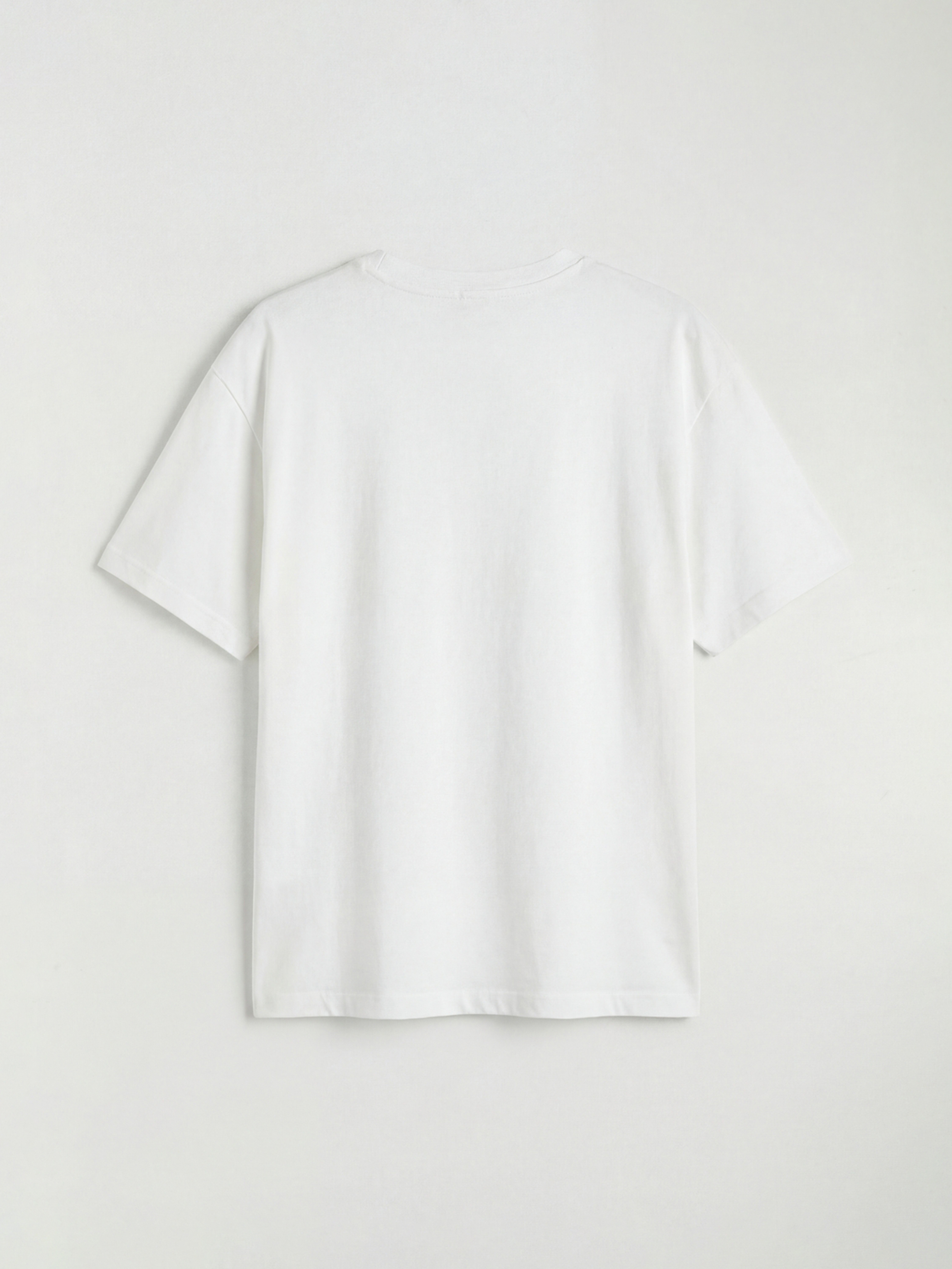 Ekru Bisiklet Yaka Baskılı Kız Çocuk Tişört ve Pantolon-4