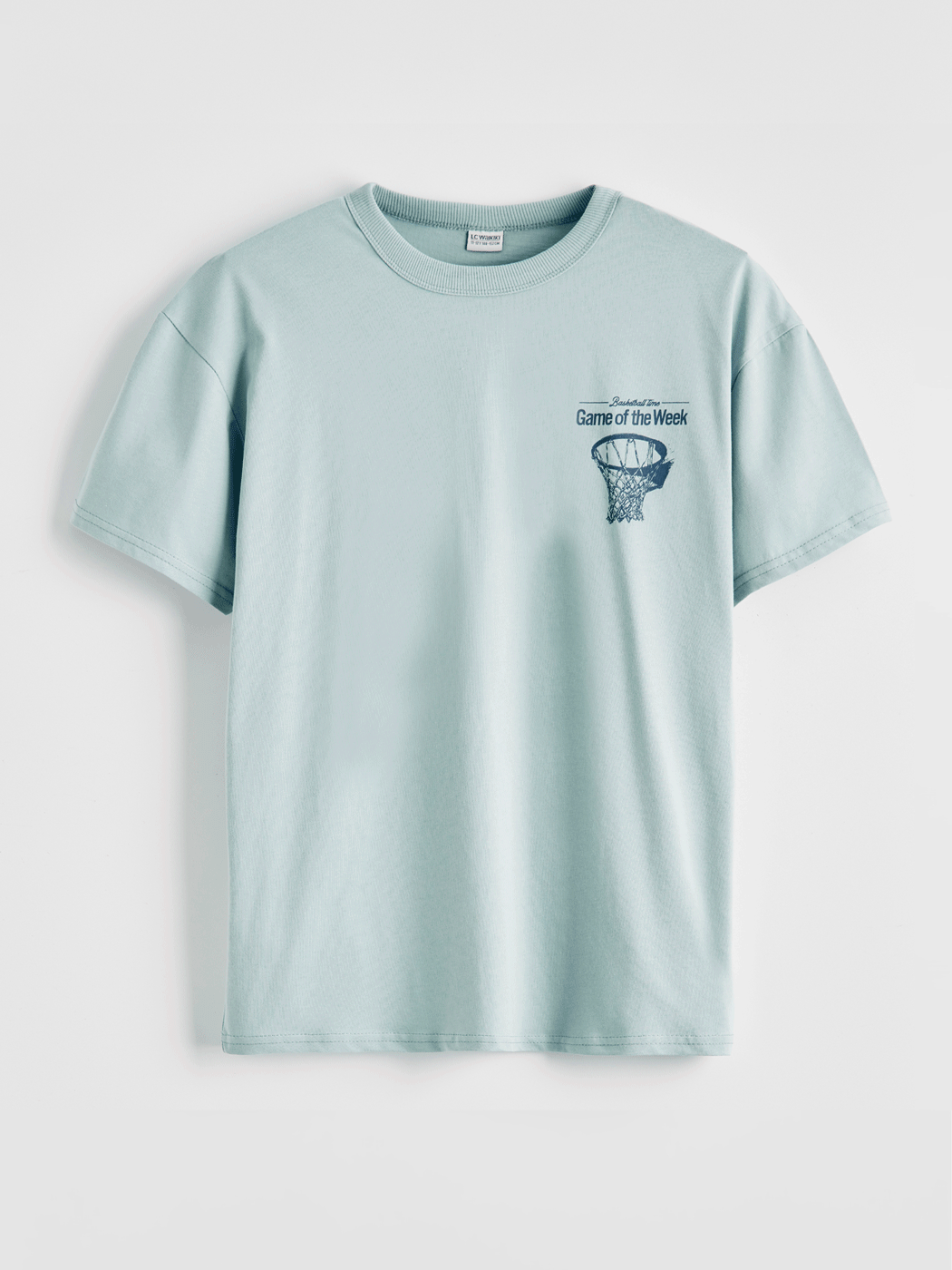 LCW Kids Baskılı Erkek Çocuk Tişört - S6KG04Z4-GD2