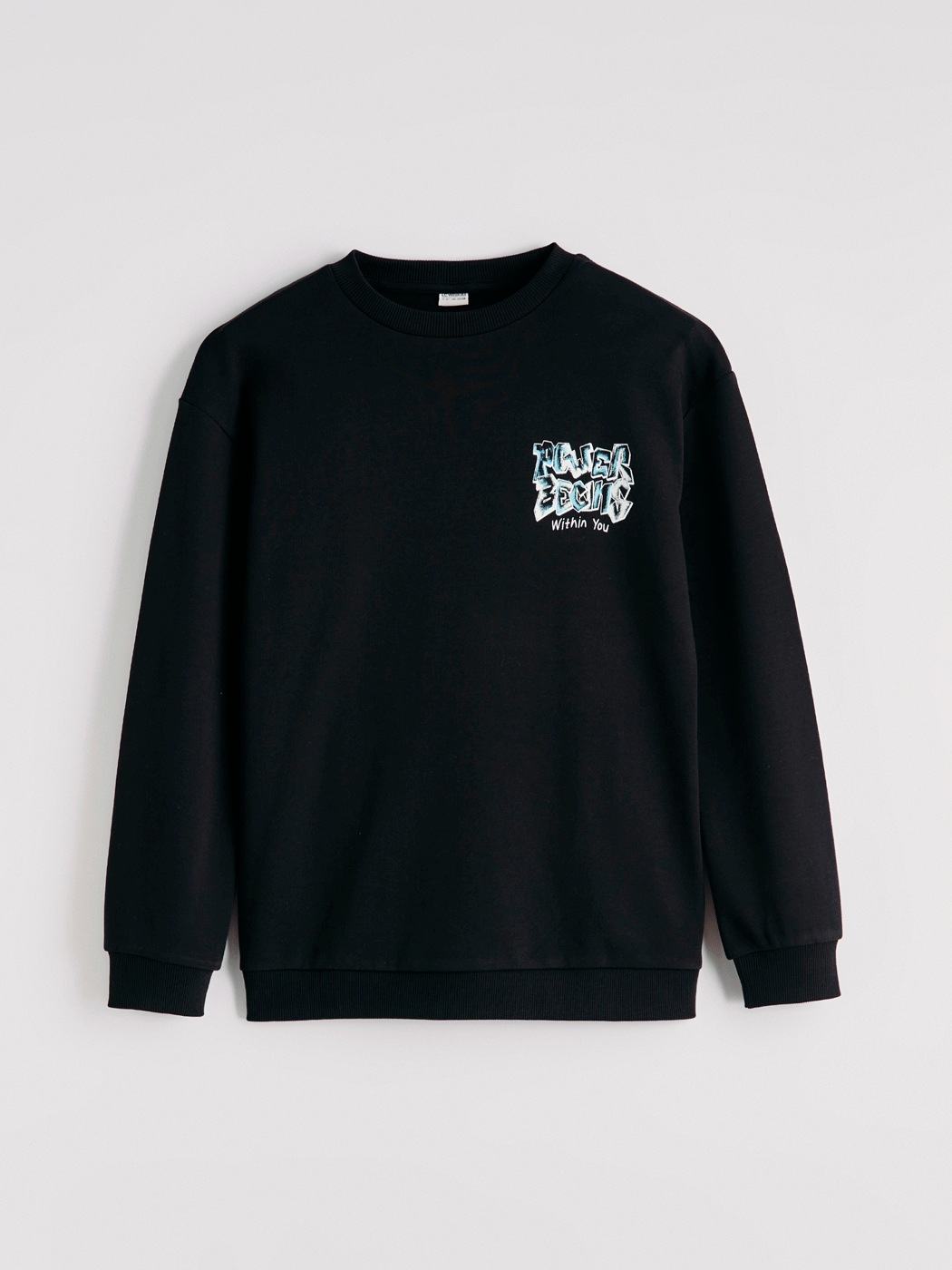 LCW Kids Baskılı Erkek Çocuk Sweatshirt - S6KG07Z4-CVL