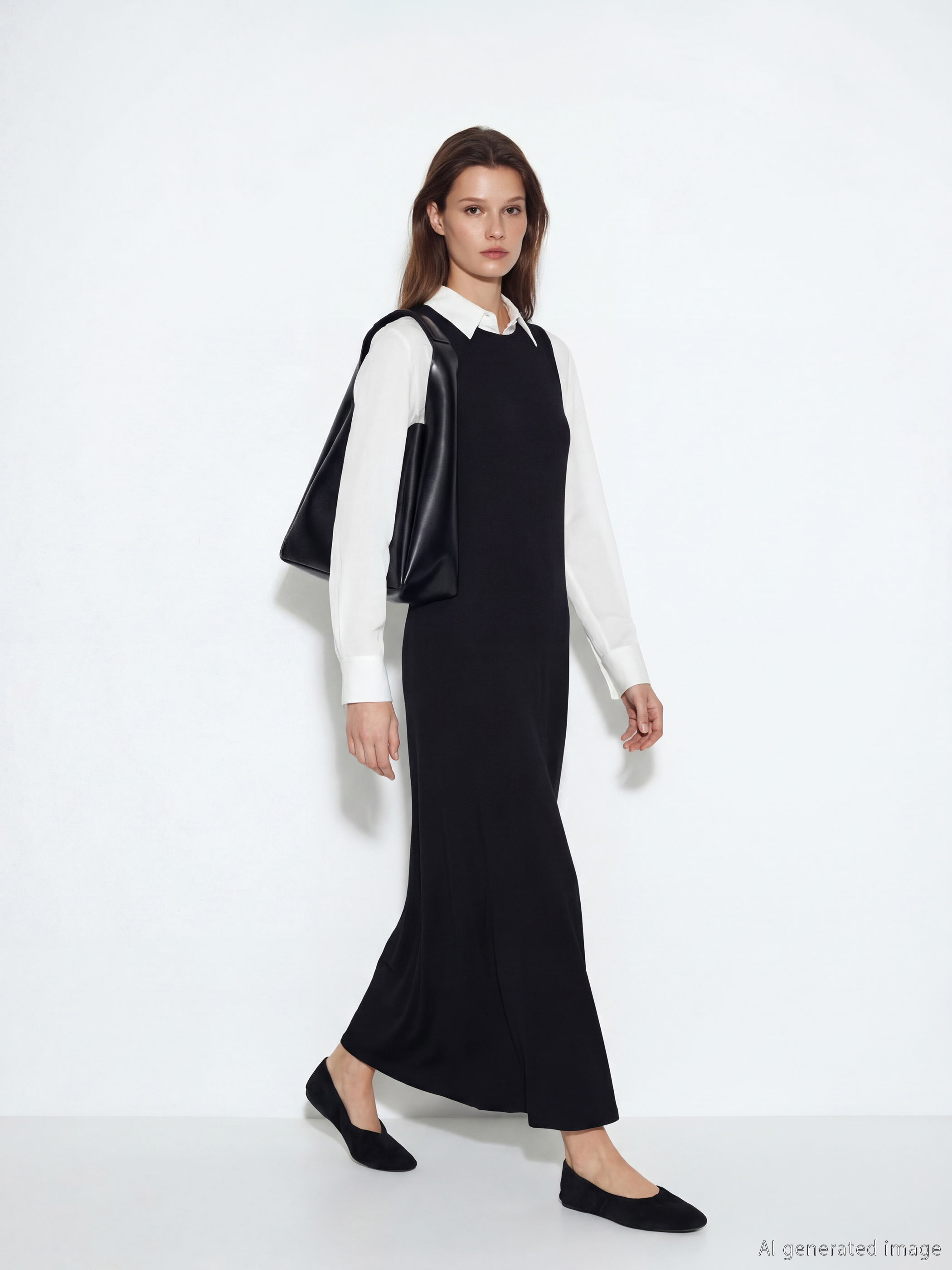 LCW Modest Bisiklet Yaka Kadın Elbise Astarı - S6KG16Z8-CVL