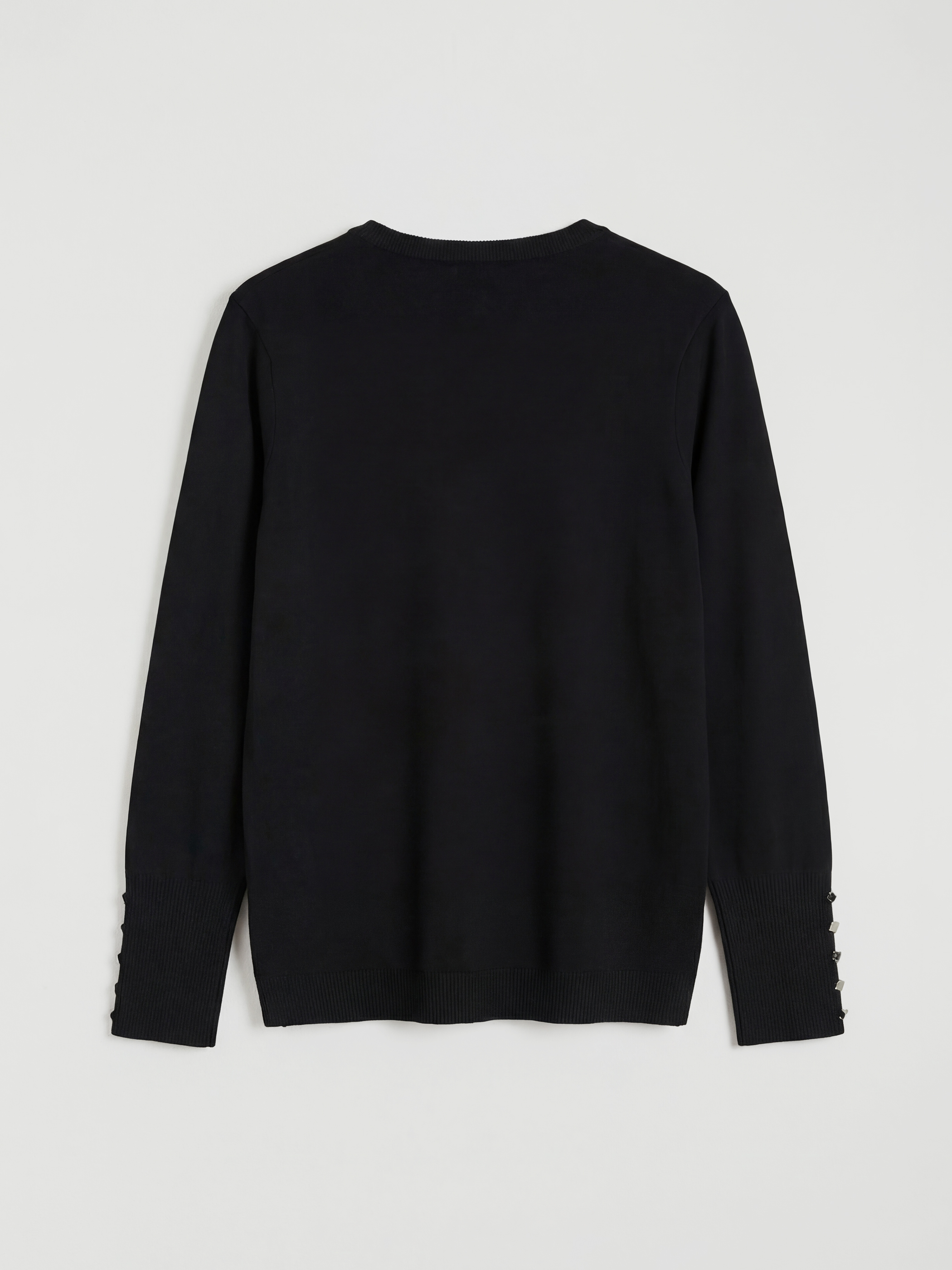 Crew Neck Women's Tricot Sweater-5