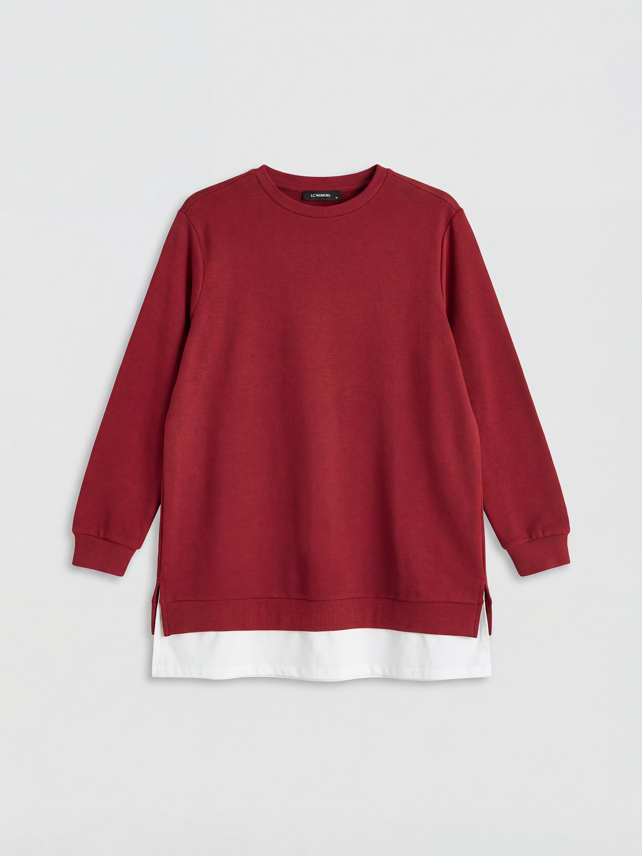 LC WAIKIKI Bisiklet Yaka Kadın Sweatshirt Tunik - S6KJ61Z8-HJE