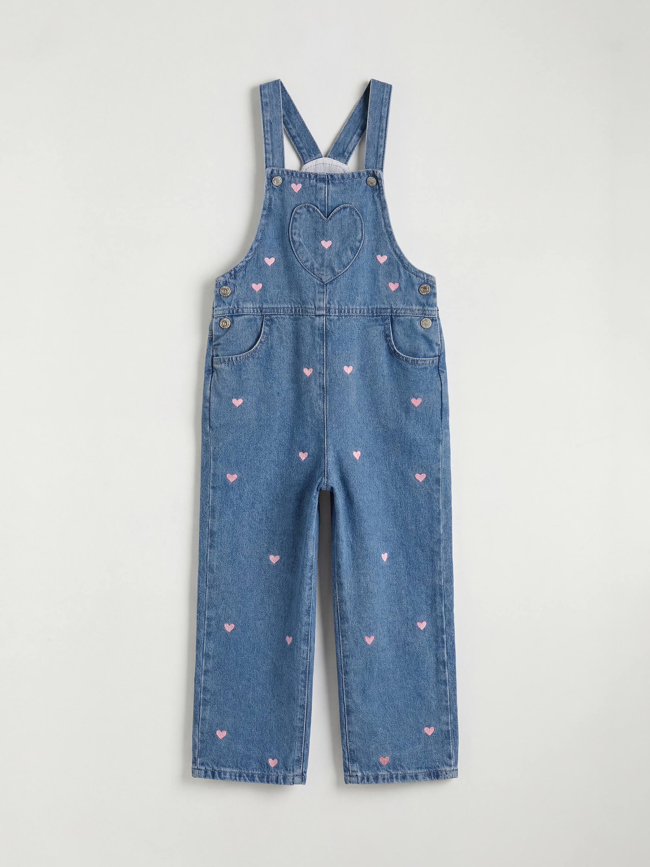 LCW Kids Kız Çocuk Jean Salopet - S6KM24Z1-507