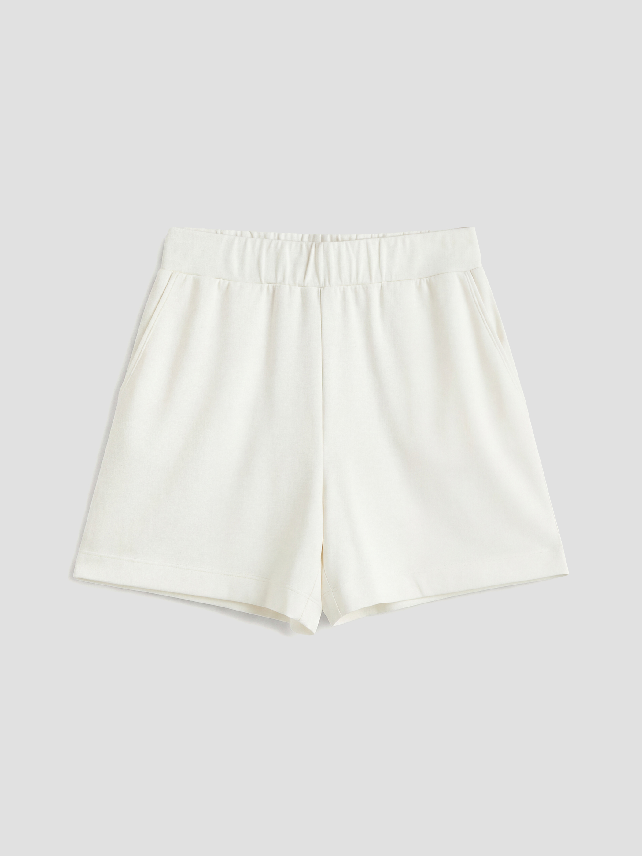 Elastic Waist Soft Touch Women's Shorts-4