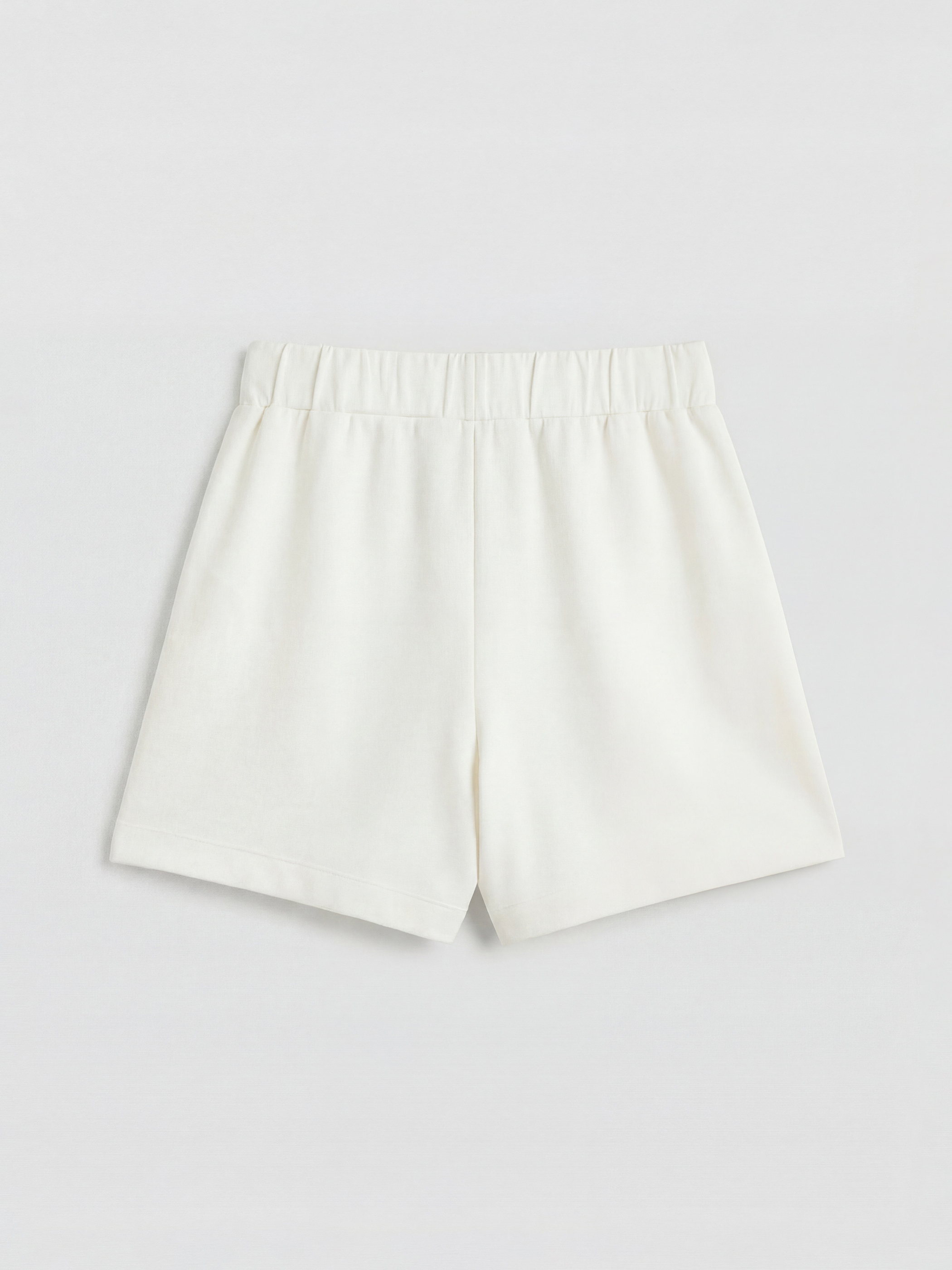 Elastic Waist Soft Touch Women's Shorts-5