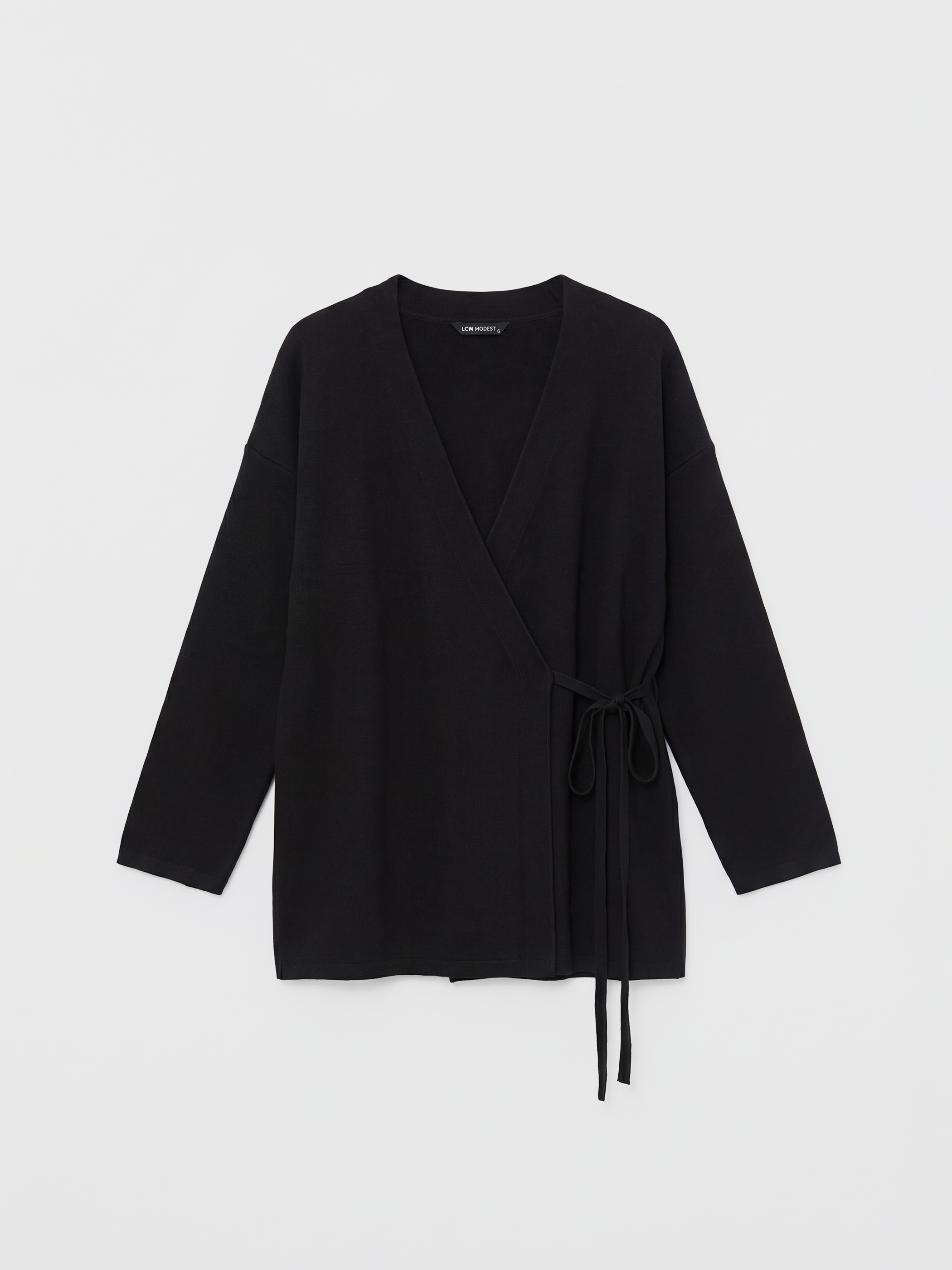 LCW Modest Kruvaze Yaka Kadın Kimono - S6KM99Z8-CVL