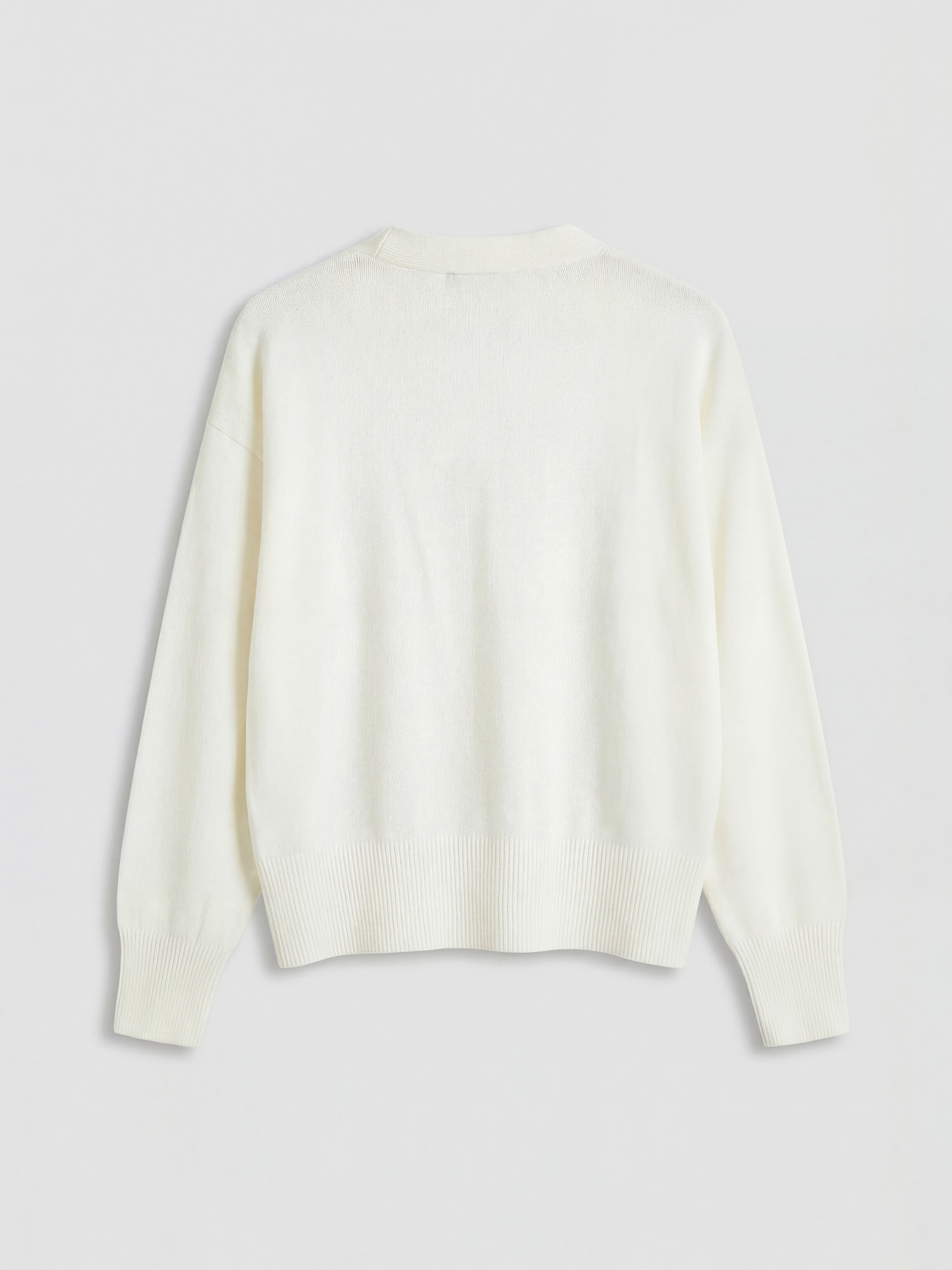 V Neck Women's Knitted Cardigan-5