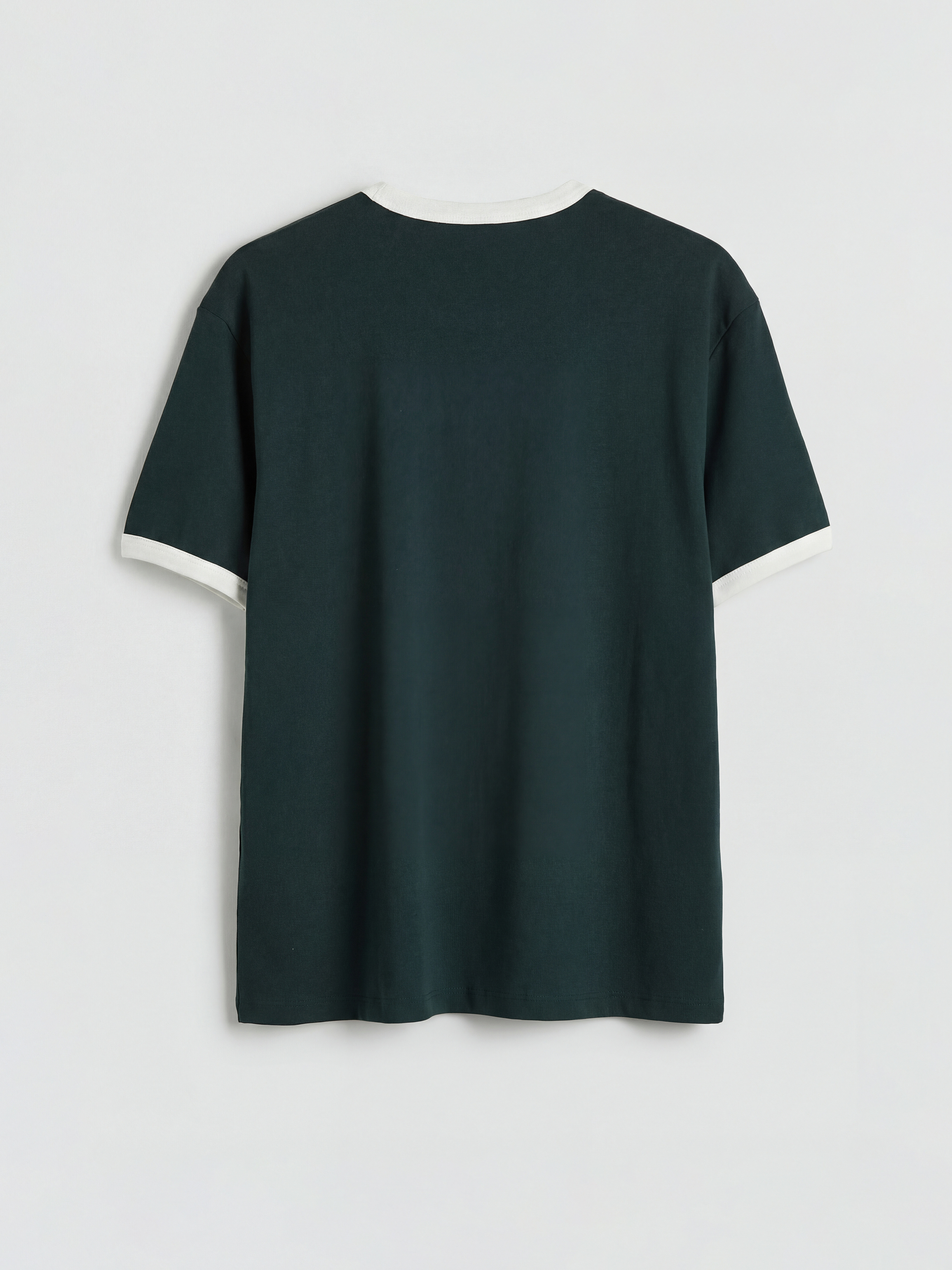 Мужская футболка с круглым вырезом и ребристой текстурой-5