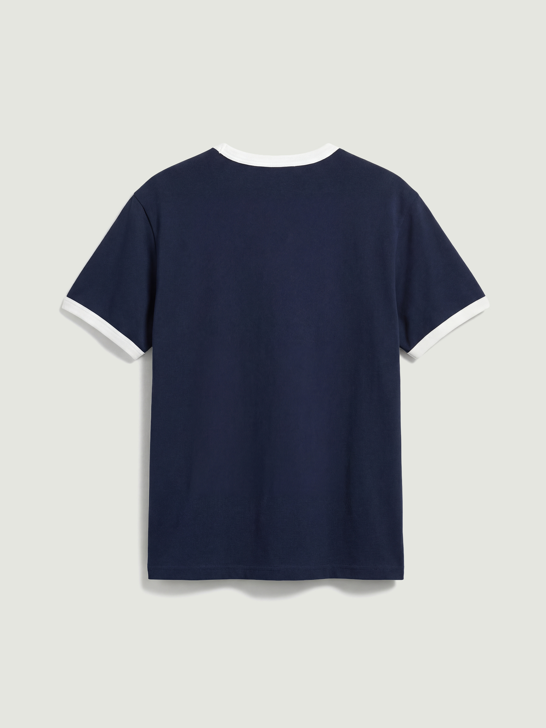 Мужская футболка с круглым вырезом и ребристой текстурой-5