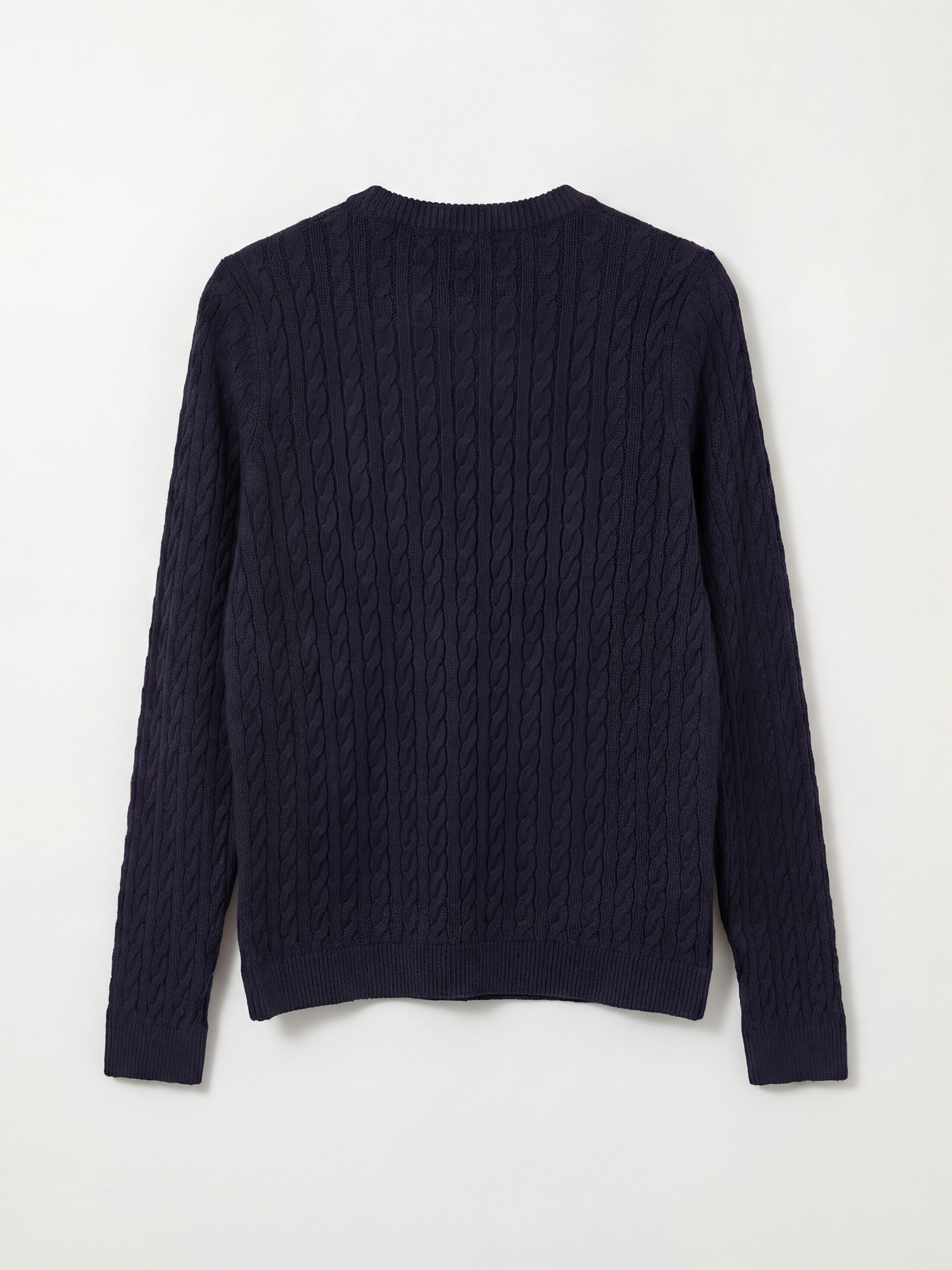 Crew Neck Self-Patterned Women's Knitwear Sweater-5