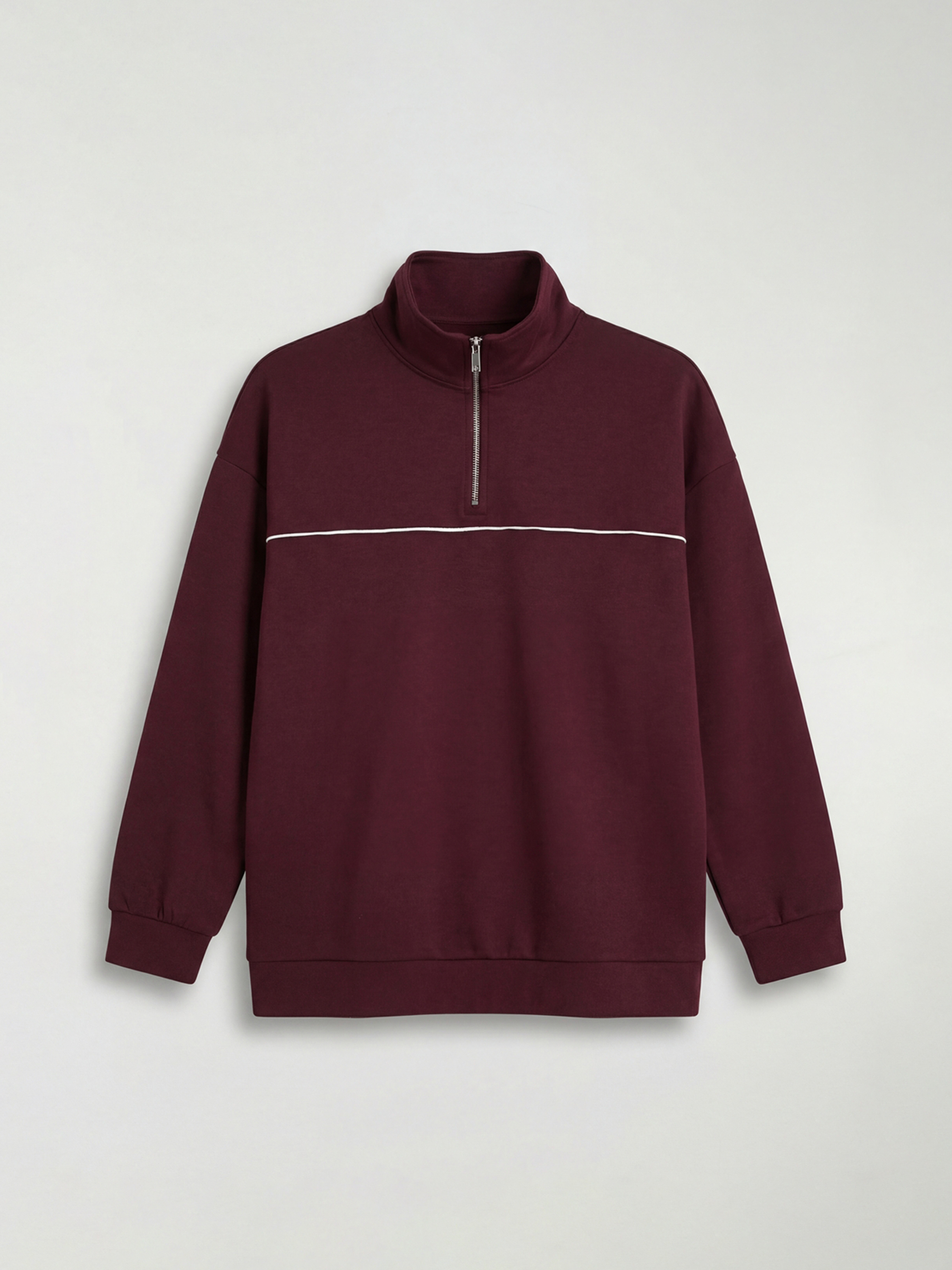 LCW Modest Dik Yaka Oversize Kadın Sweatshirt	 - S6KP86Z8-HNV