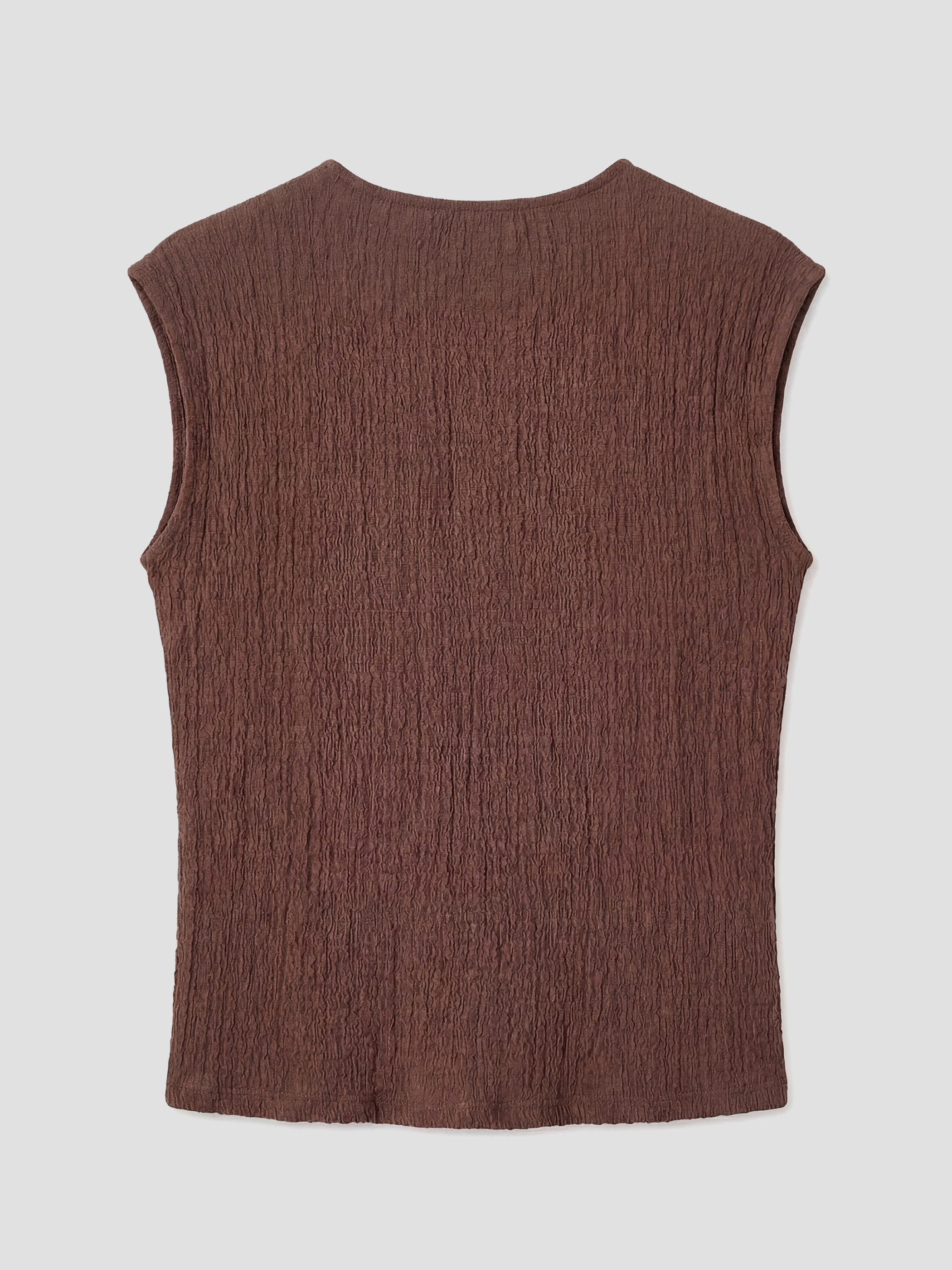 Débardeur BRUN Femme-5