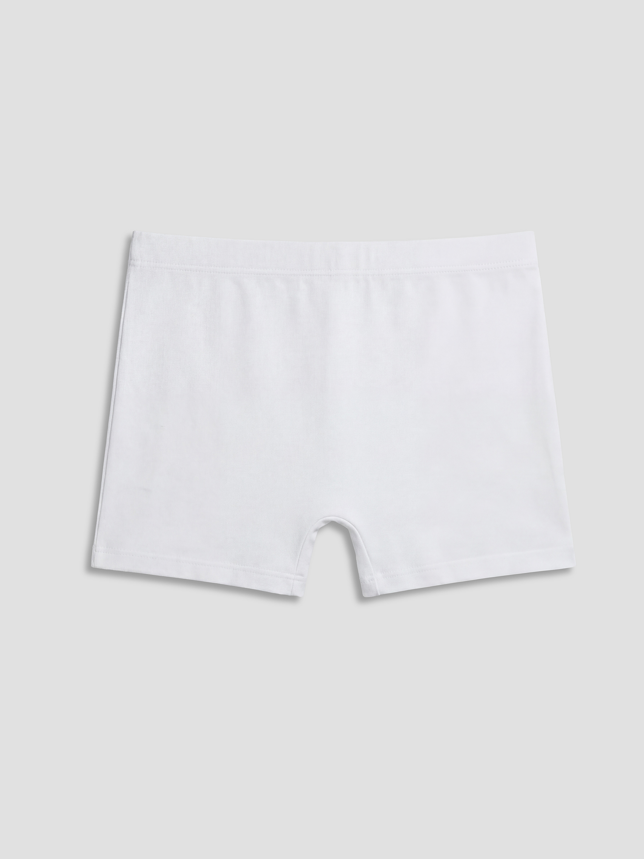 Beyaz Beli Lastikli Kız Çocuk Boxer-4