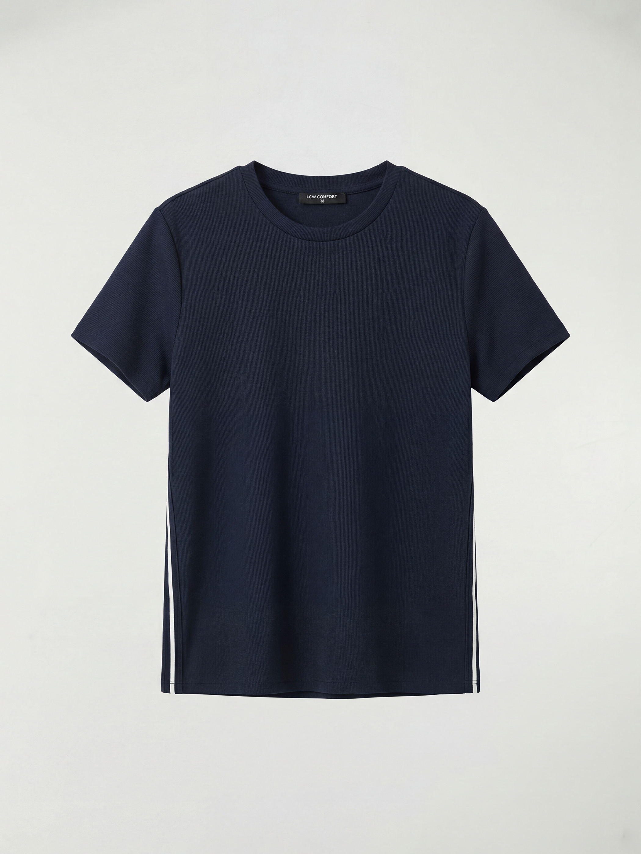 LCW Comfort Bisiklet Yaka Kadın Tişört - S6KU63Z8-JQ6