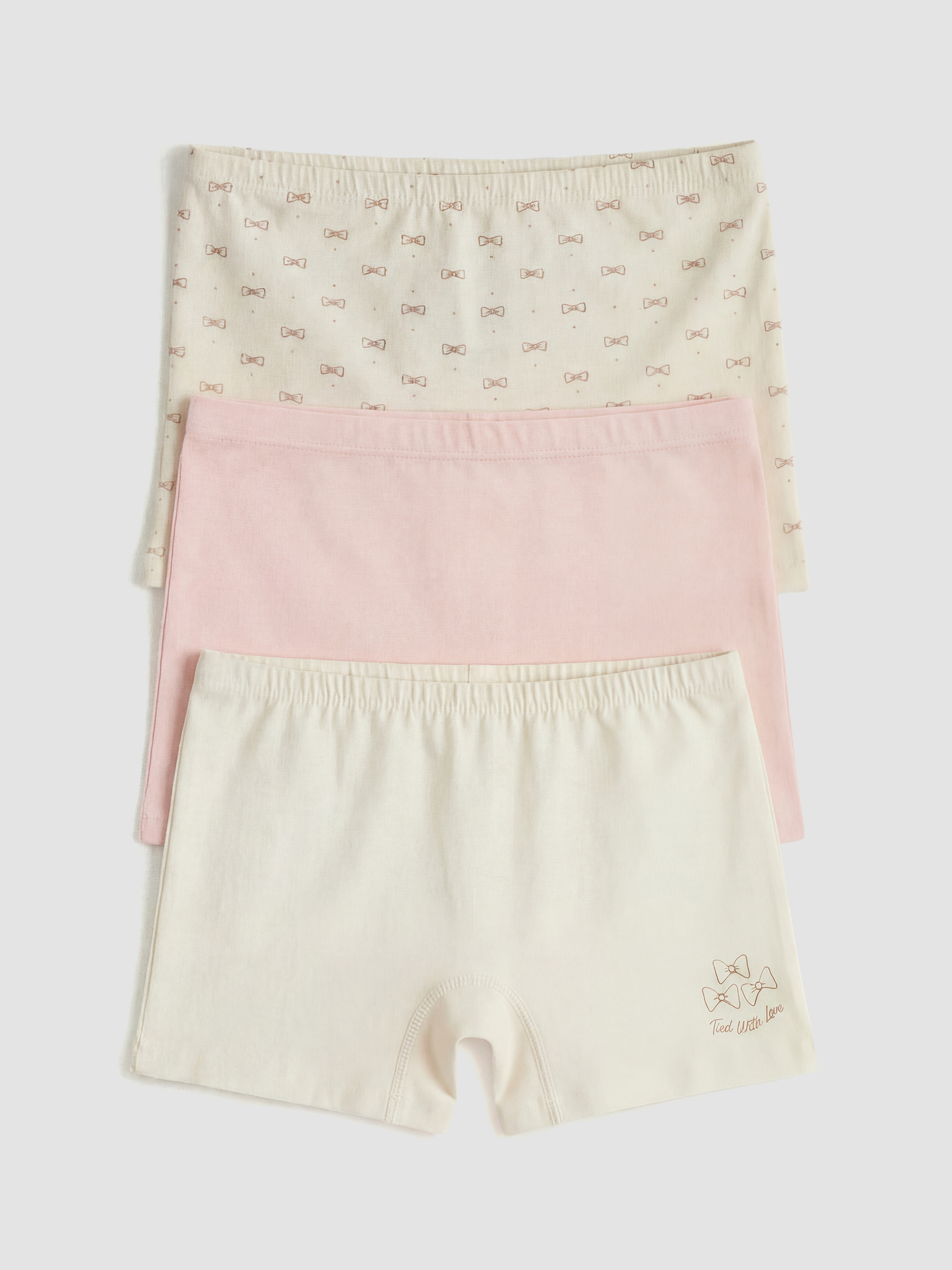 LCW Kids Baskılı Kız Çocuk Boxer 3'lü - S6KV09Z4-LRB