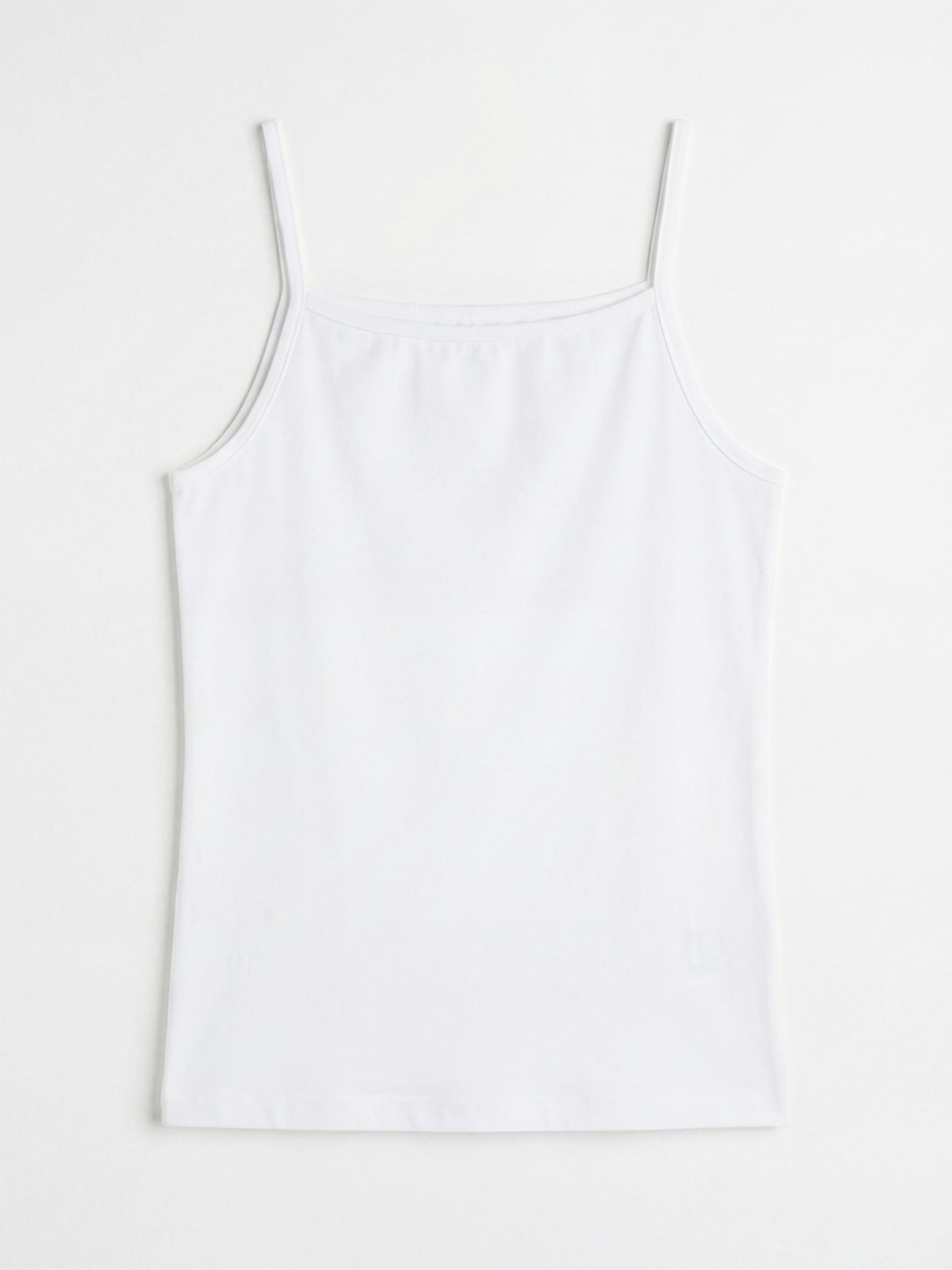 LC WAIKIKI Kare Yaka İp Askılı Kız Çocuk Atlet - S6KY05Z4-Q6K