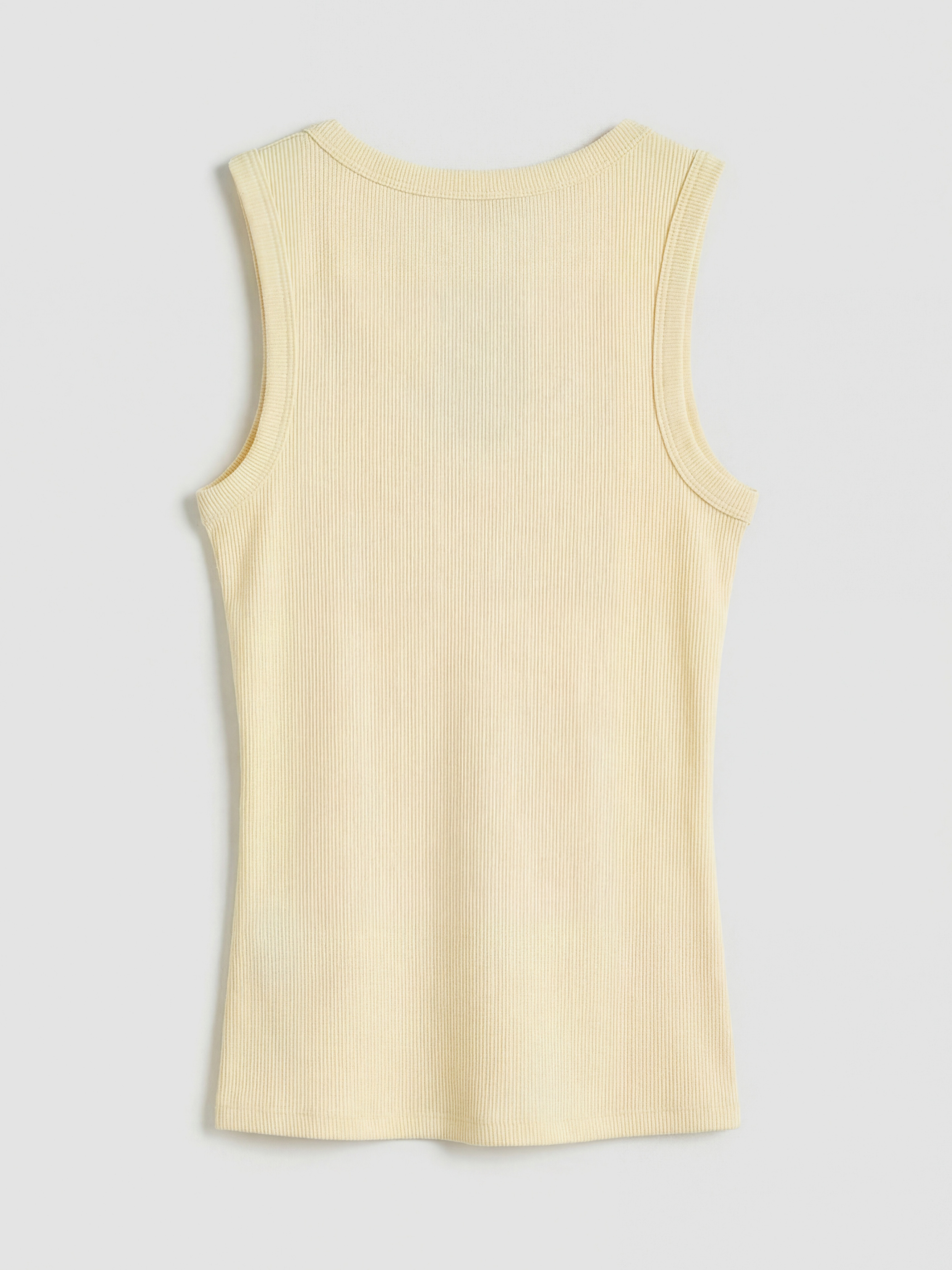 Ženska rebrasta top majica sa okruglim izrezom-4