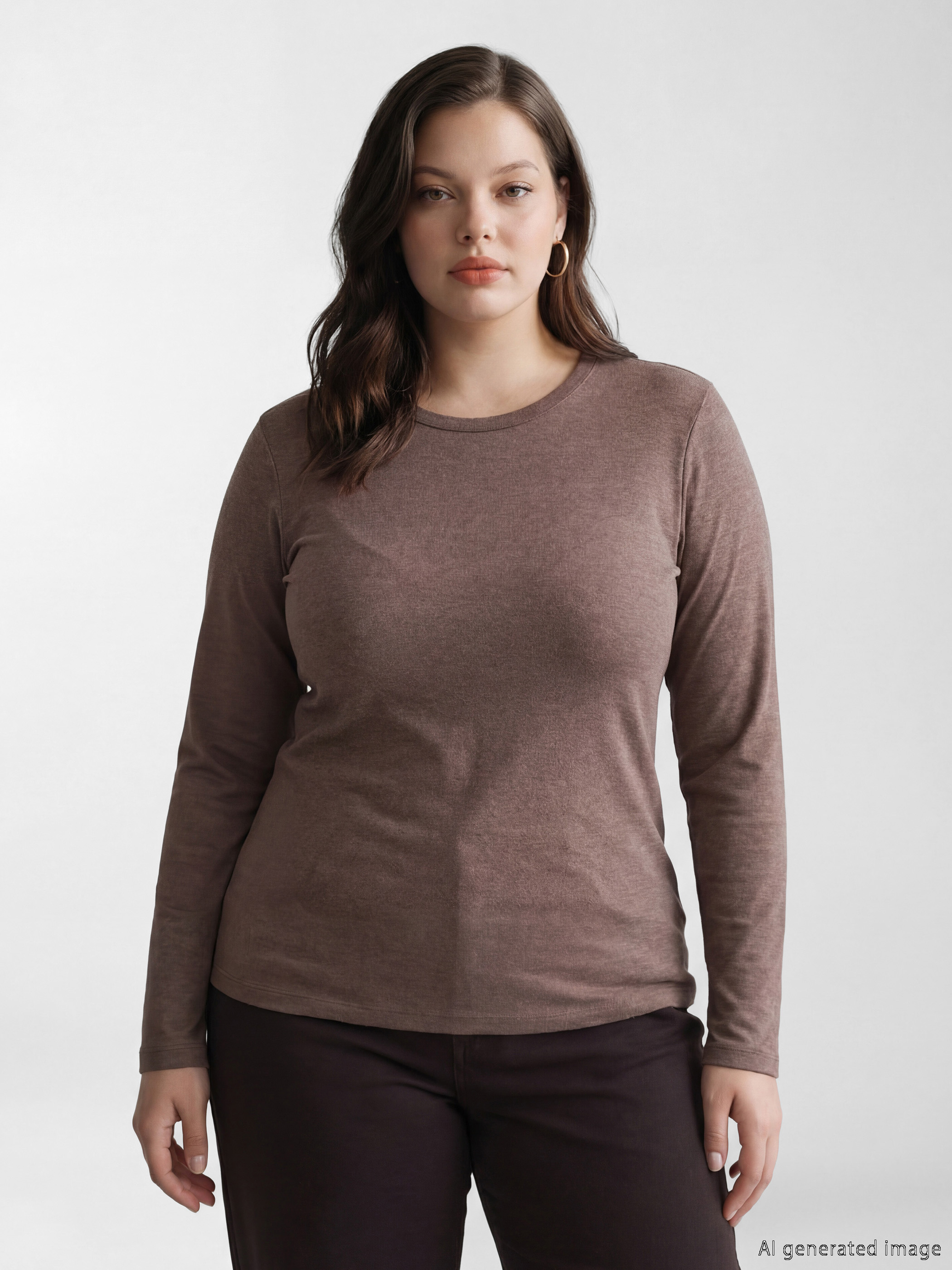 Женское боди с круглым вырезом-1