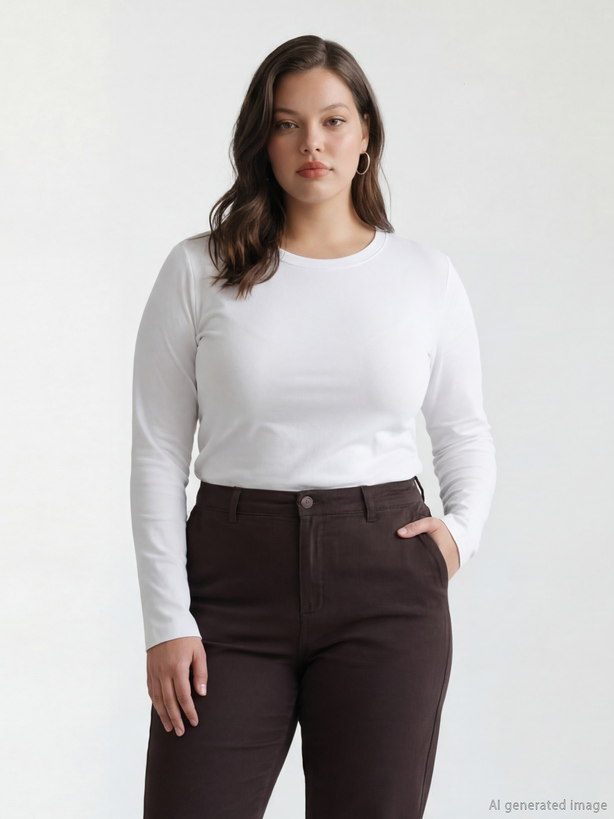 Ženska bodi majica sa okruglim izrezom-1