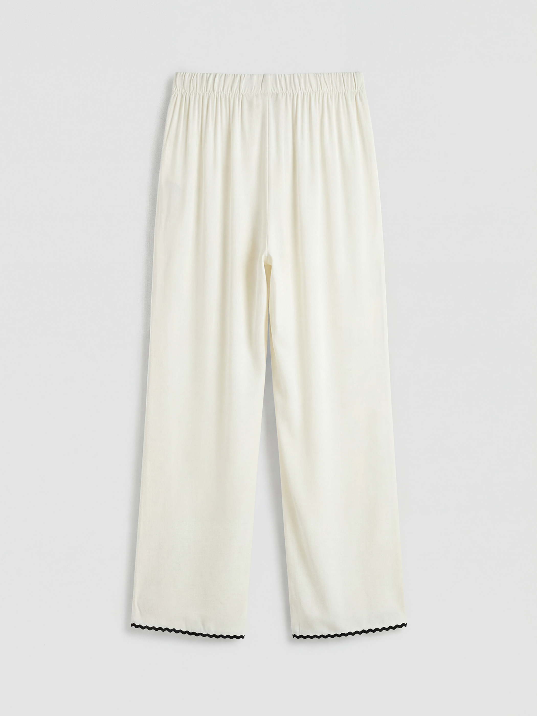 Sarı Gömlek Yaka Kadın Pijama Takım-8