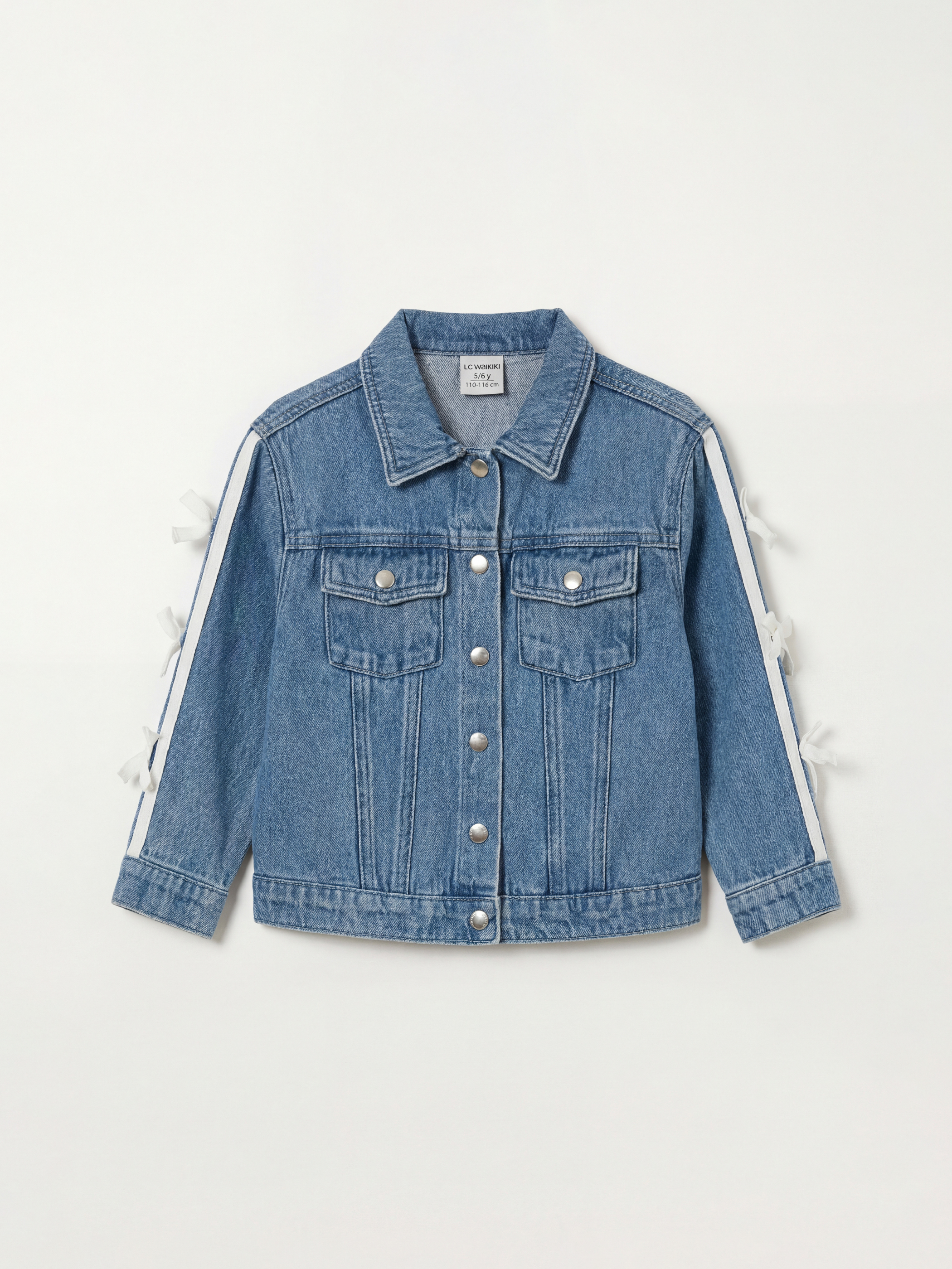 LCW baby جاكيت جينز نيلي فتاة - S6L671Z1-507