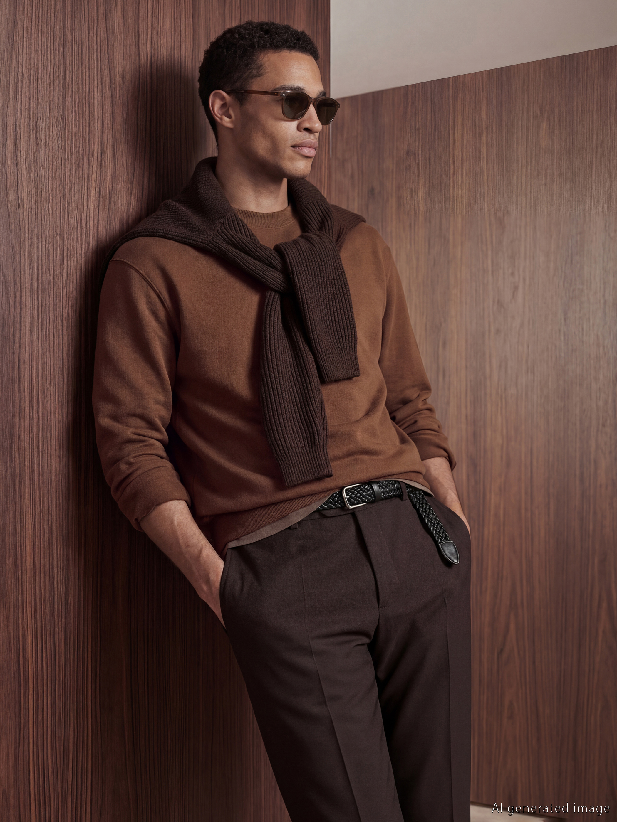 LCW Vision Bisiklet Yaka Erkek Kalın Sweatshirt - S6L852Z8-R3B