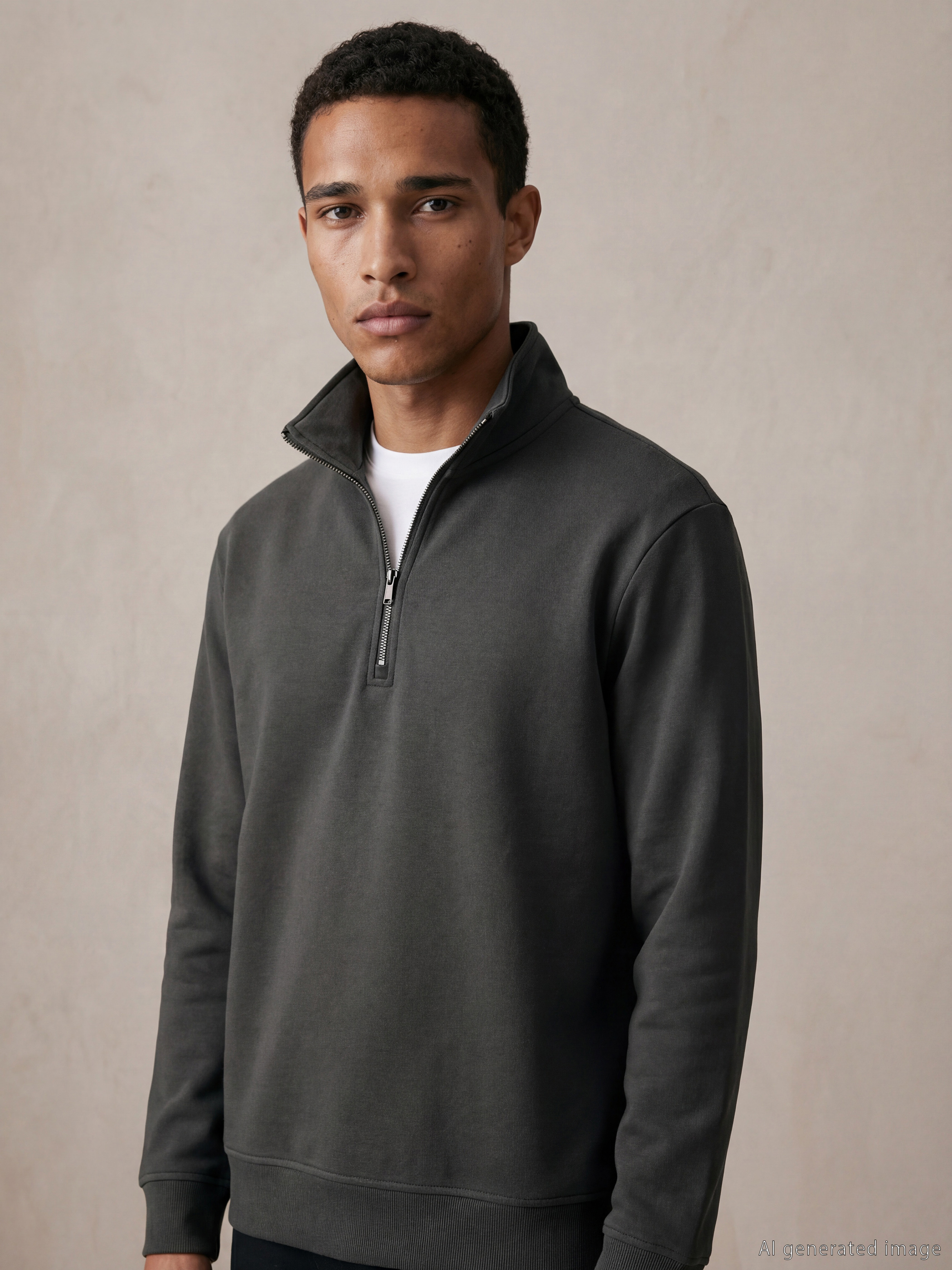 LCW Vision Polo Yaka Erkek Sweatshirt - S6L853Z8-R4X