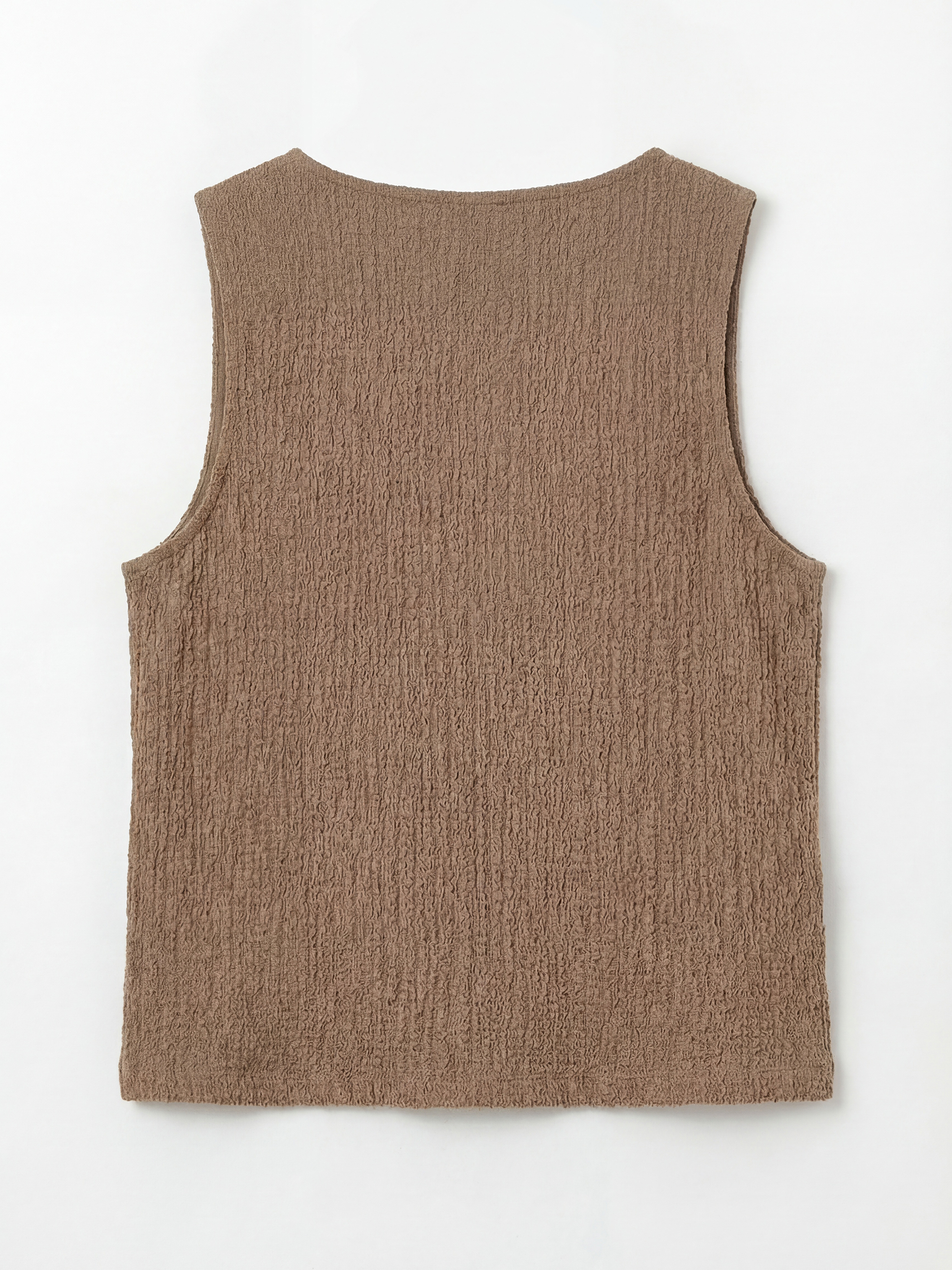 Woman KHAKI Tank Top-5