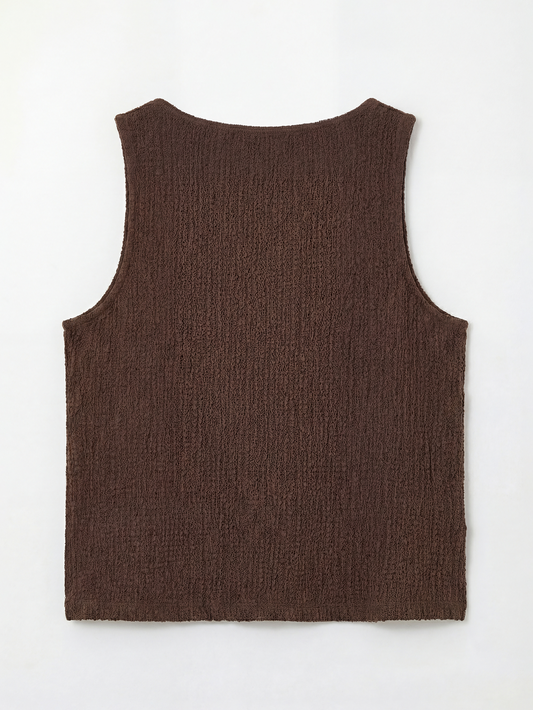 Woman BROWN Tank Top-5