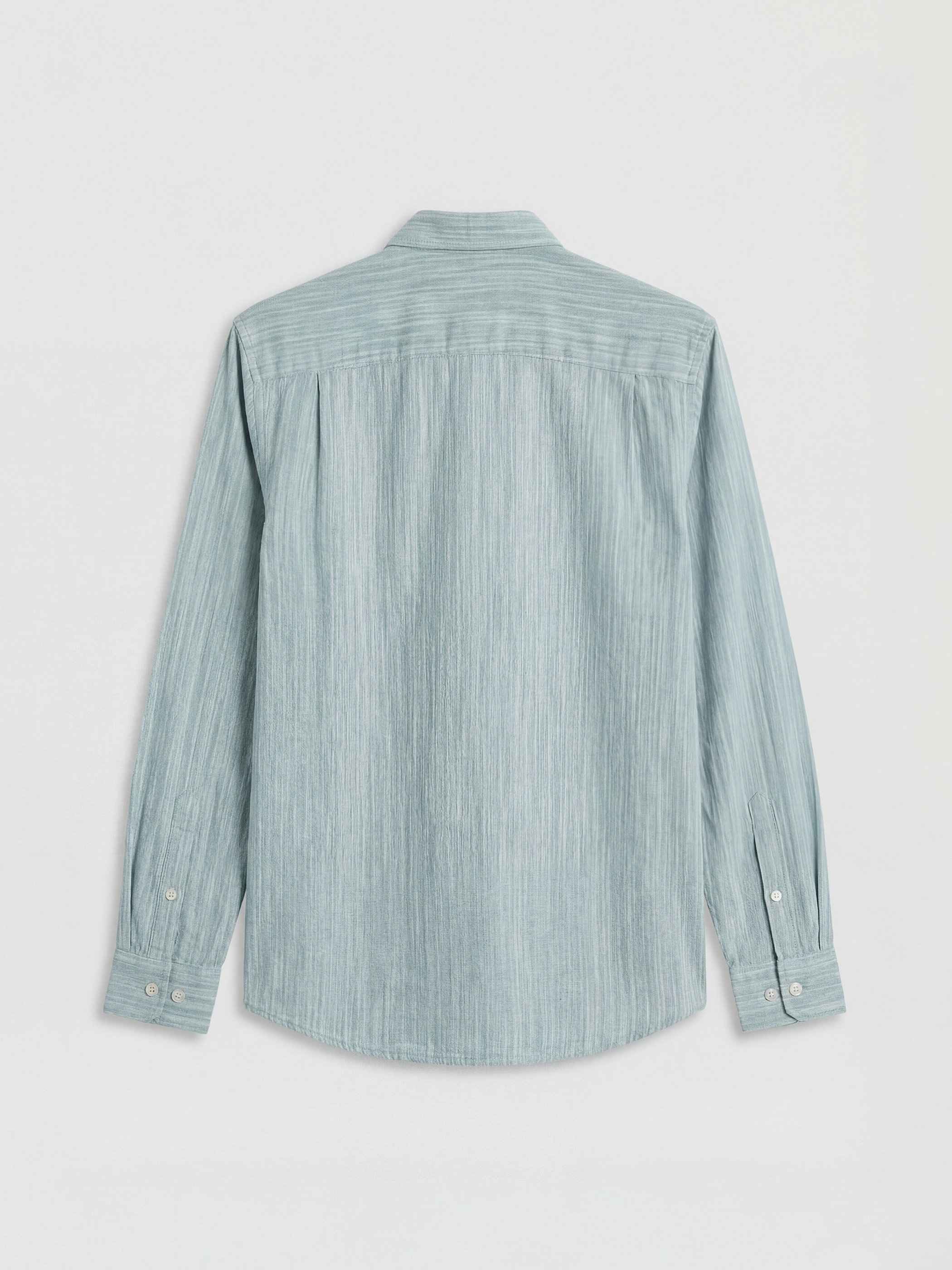 Yeşil Regular Fit Erkek Gömlek-1