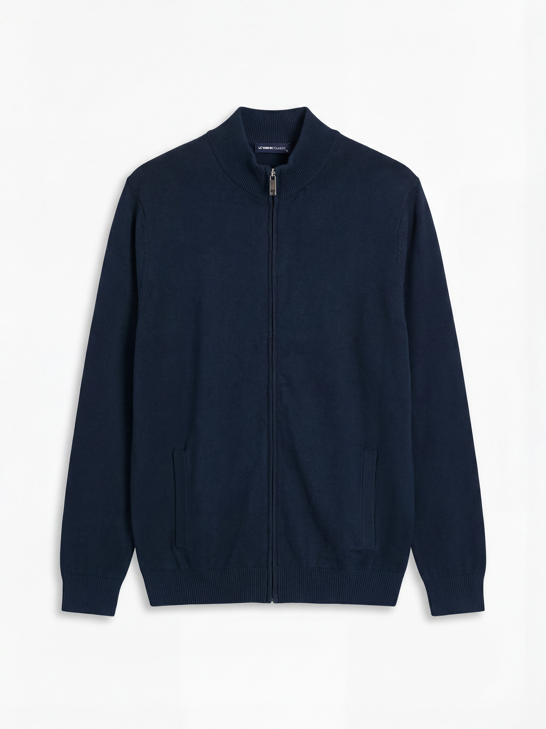 LCWAIKIKI Classic Dik Yaka Erkek Triko Hırka - S6LB06Z8-RFH