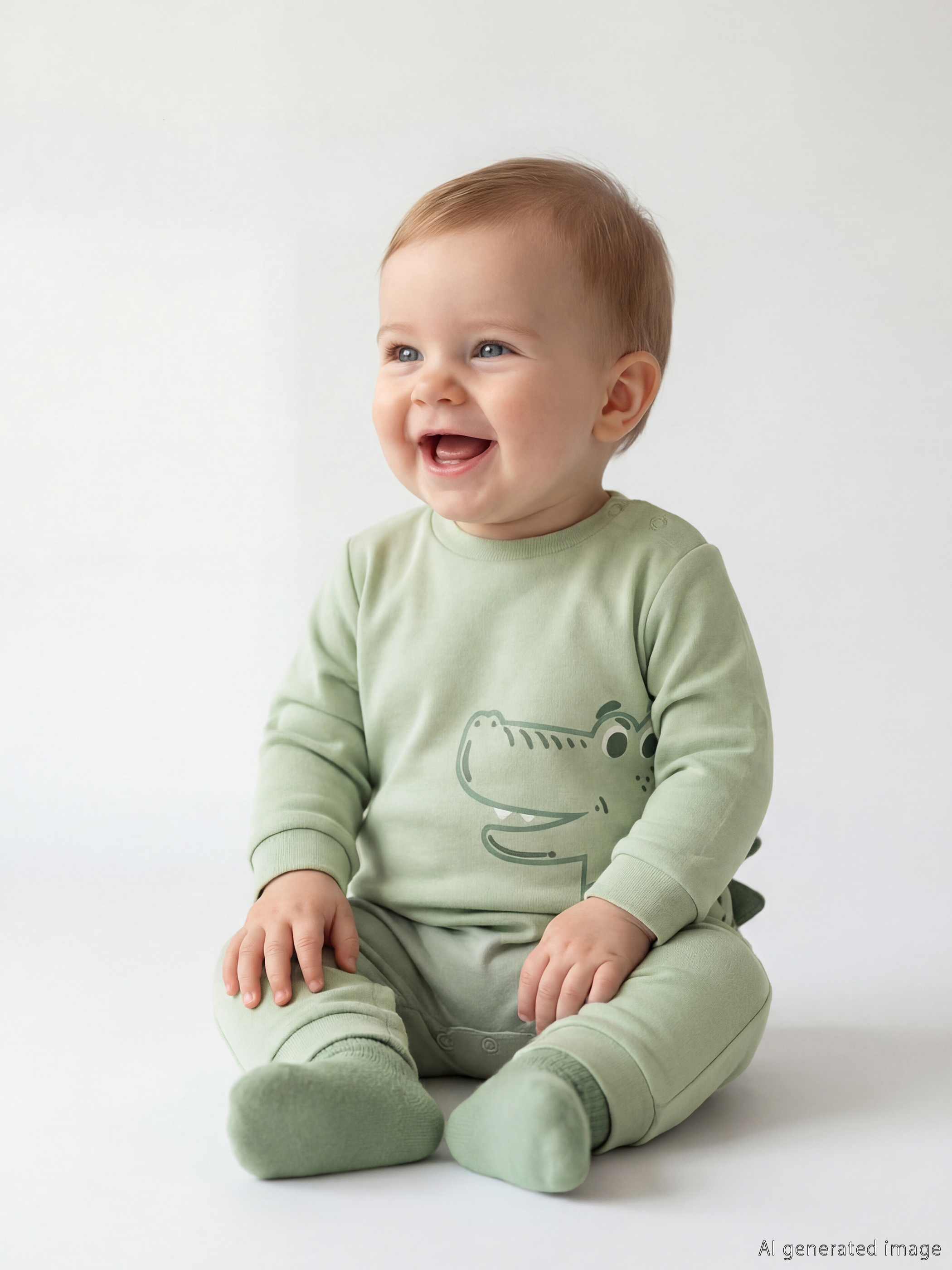 LCW baby Dinozor Baskılı Erkek Bebek Tulum - S6LB30Z1-FKS