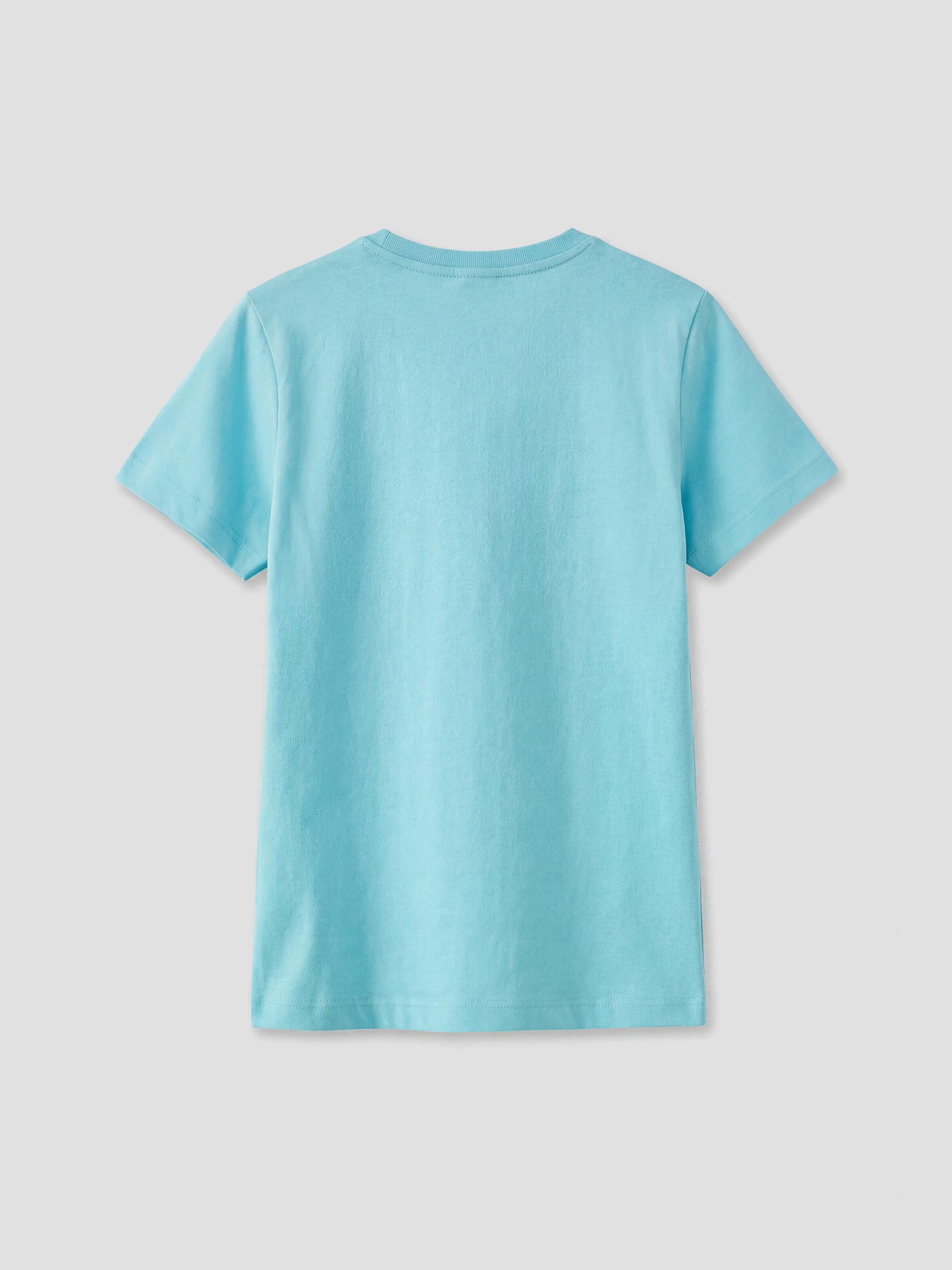 Mavi Erkek Çocuk Baskılı Şortlu Pijama Takımı-3