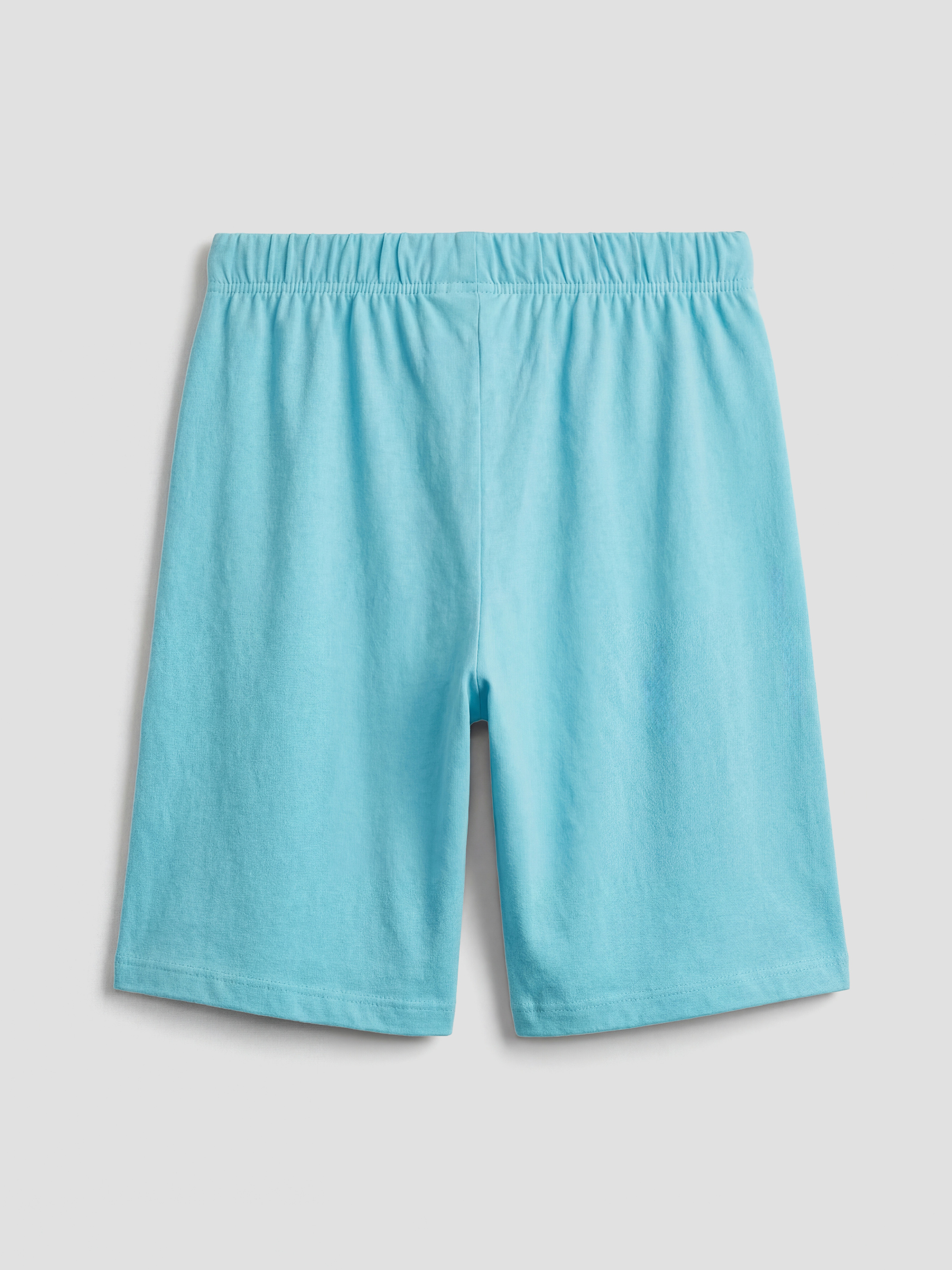 Mavi Erkek Çocuk Baskılı Şortlu Pijama Takımı-4