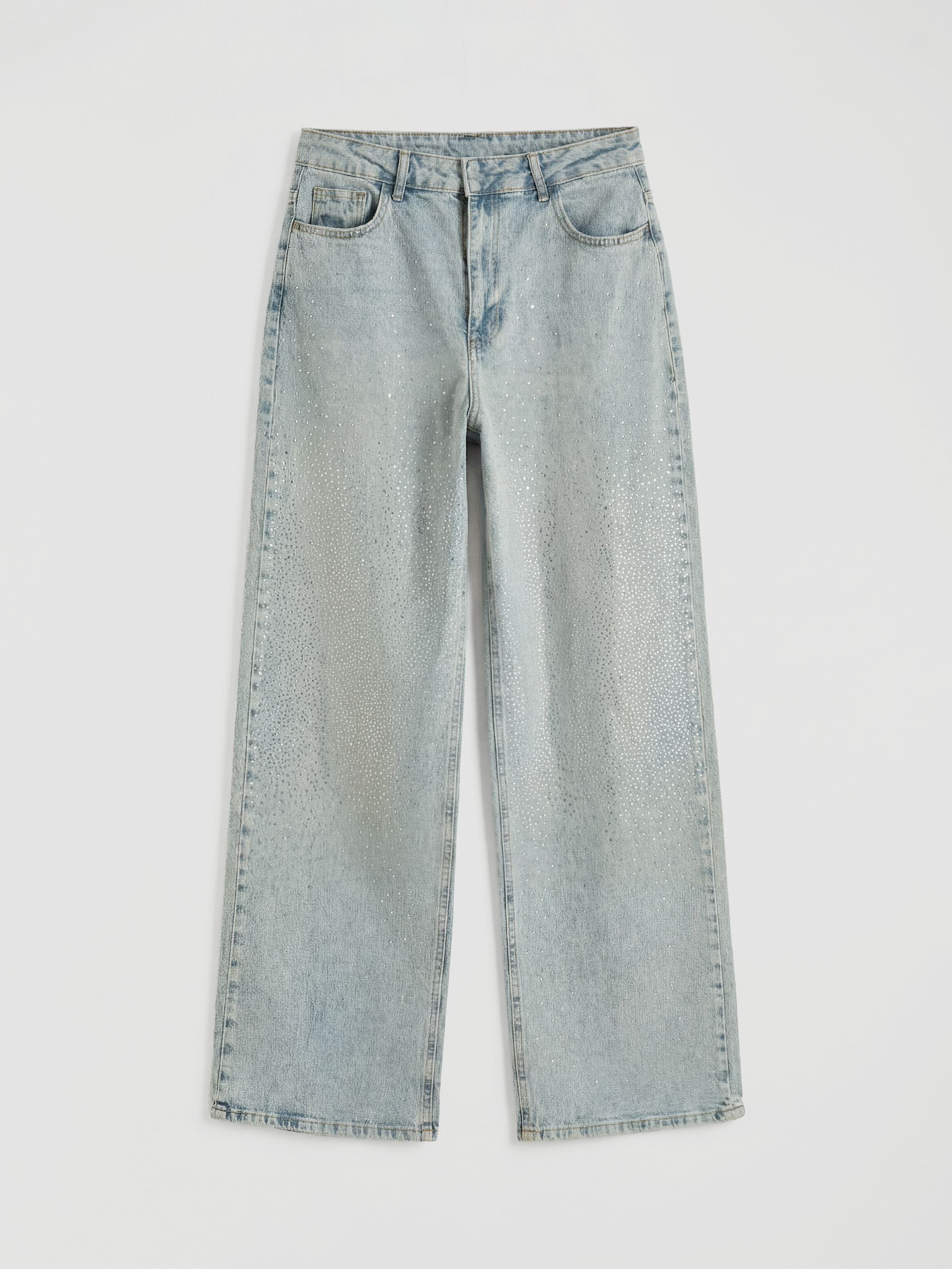 LCW Modest Wideleg Taşlı Kadın Jean Pantolon - S6LF99Z8-507