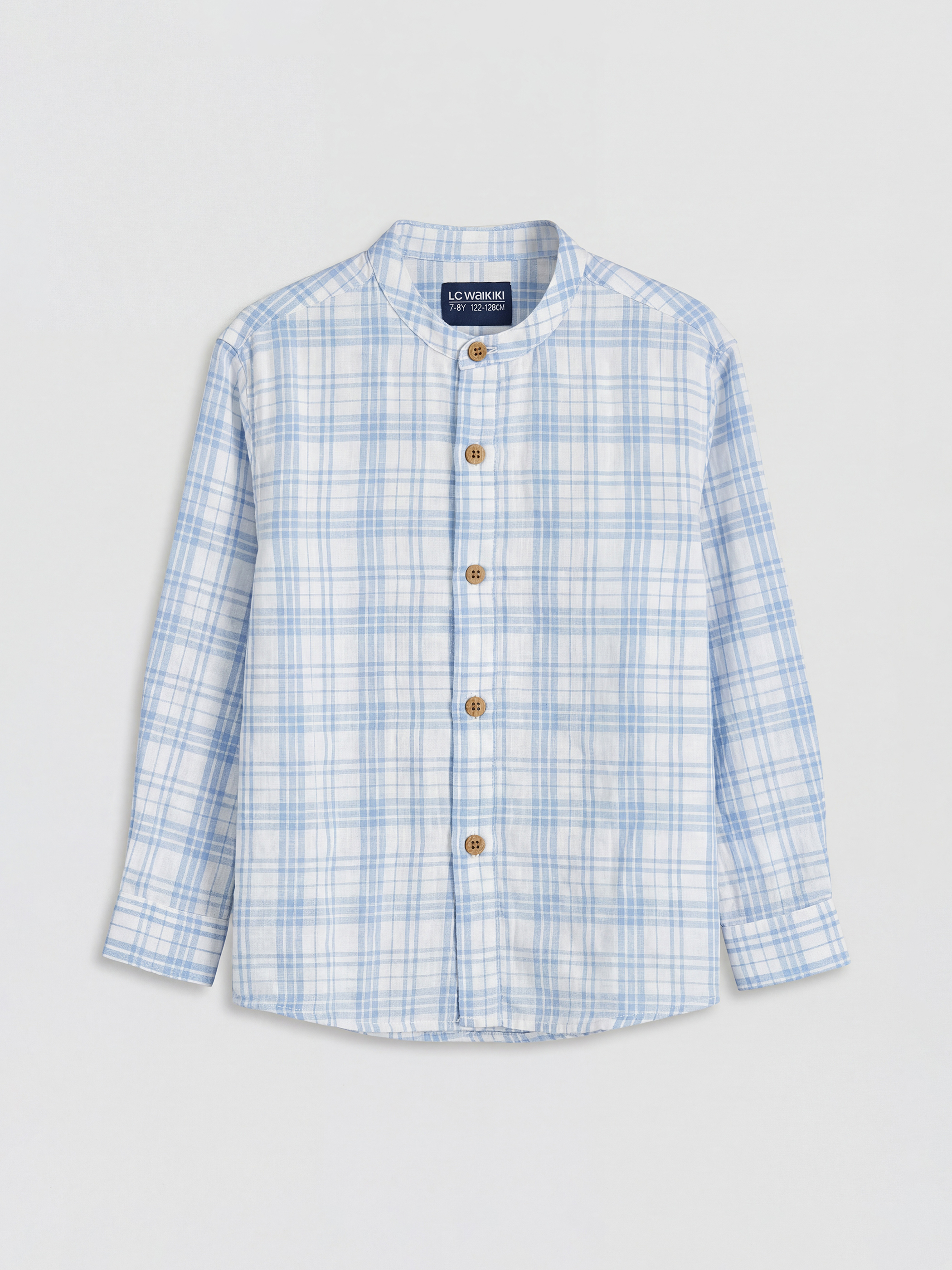 LCW ECO Hakim Yaka Ekose Erkek Çocuk Gömlek - S6LG35Z1-LLC