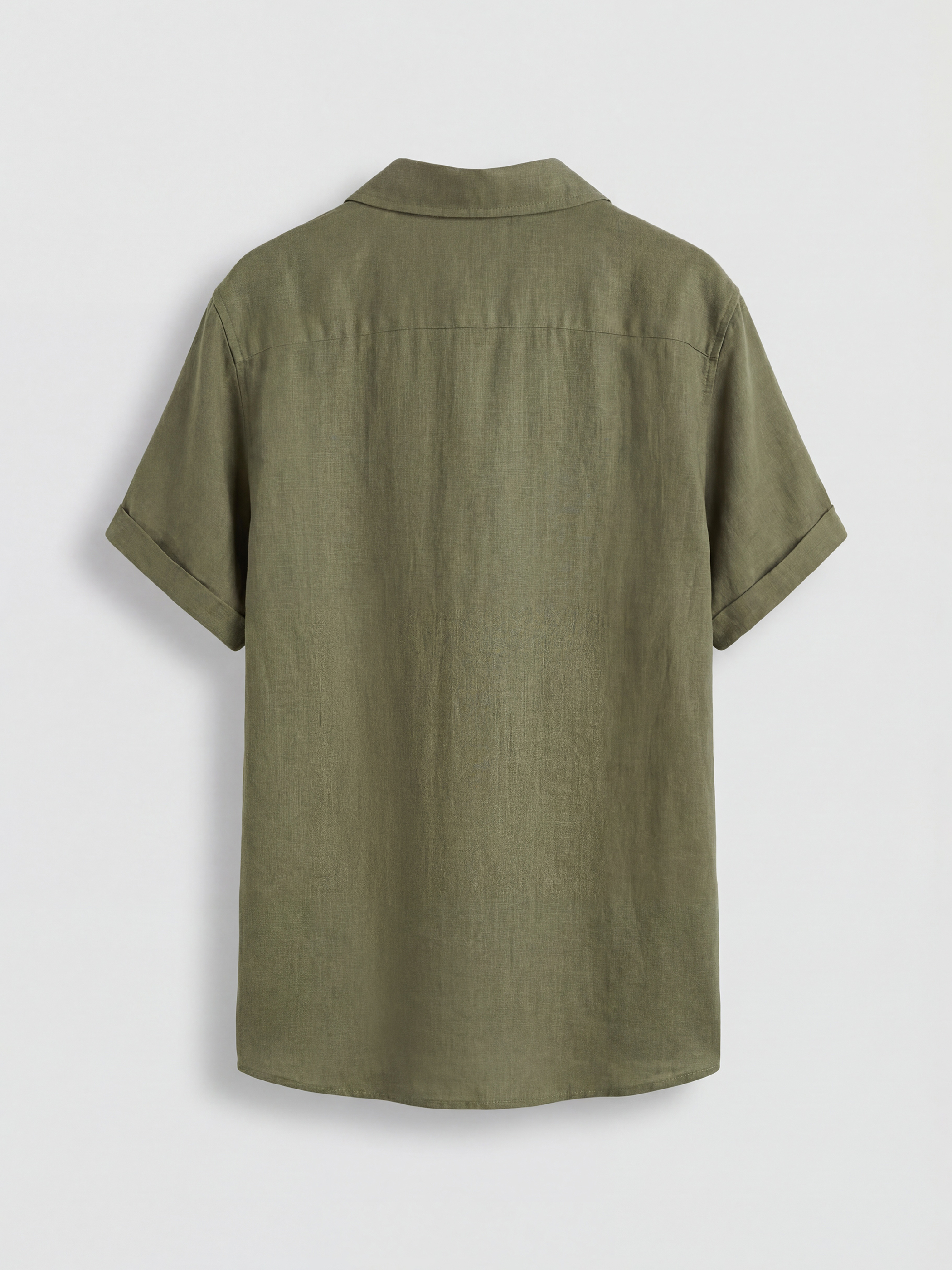 Haki Erkek Çocuk Kısa Kollu Gömlek-1