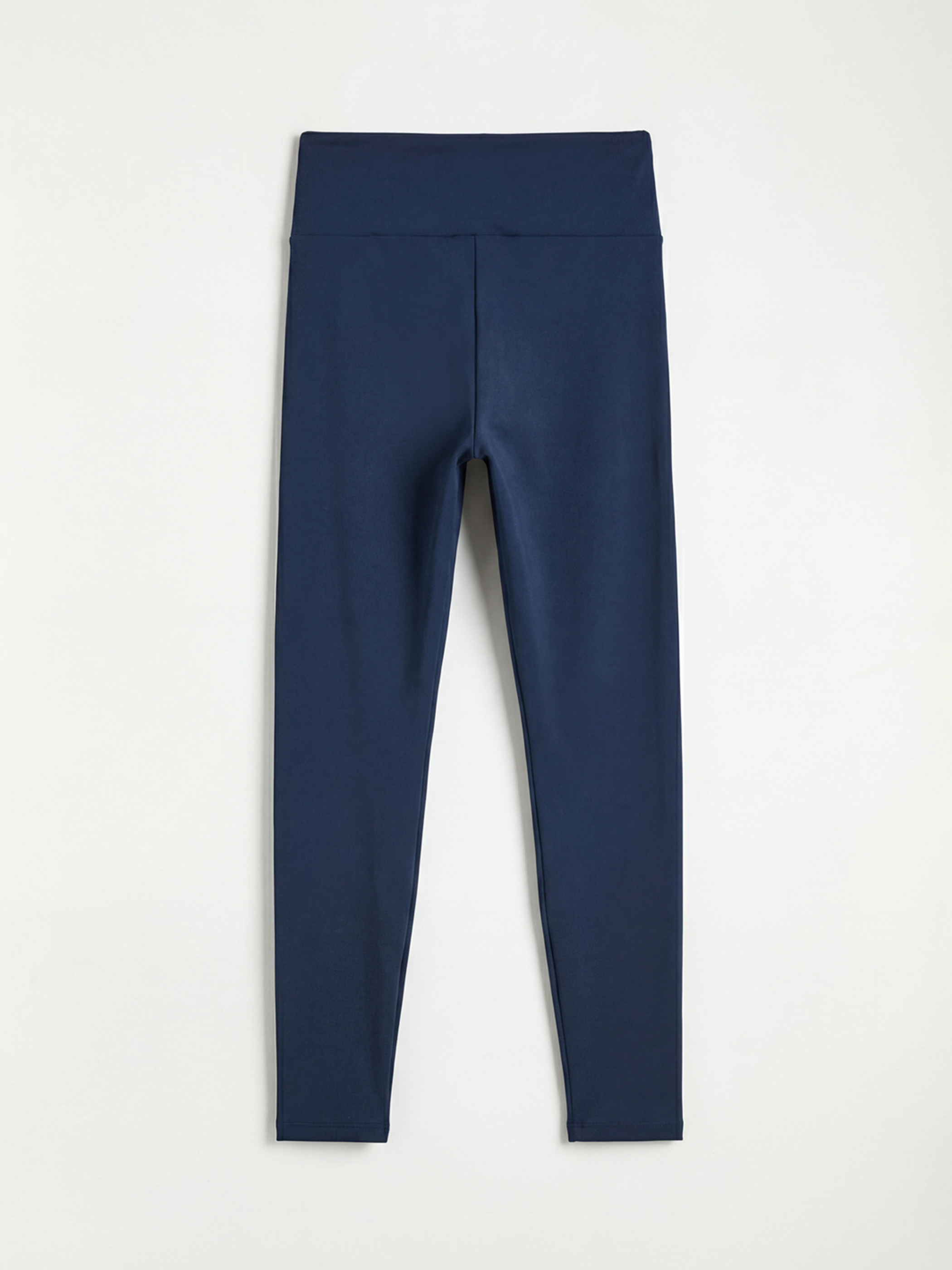 Lacivert Yüksek Bel Kadın Spor Tayt-1