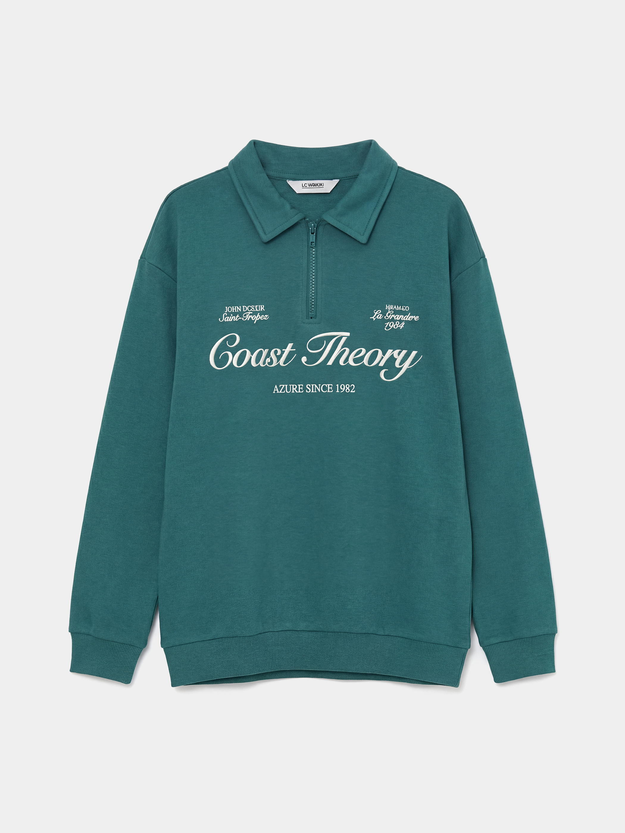 LCW Kids Polo Yaka Baskılı Erkek Çocuk Tişört - S6LJ86Z4-HRB