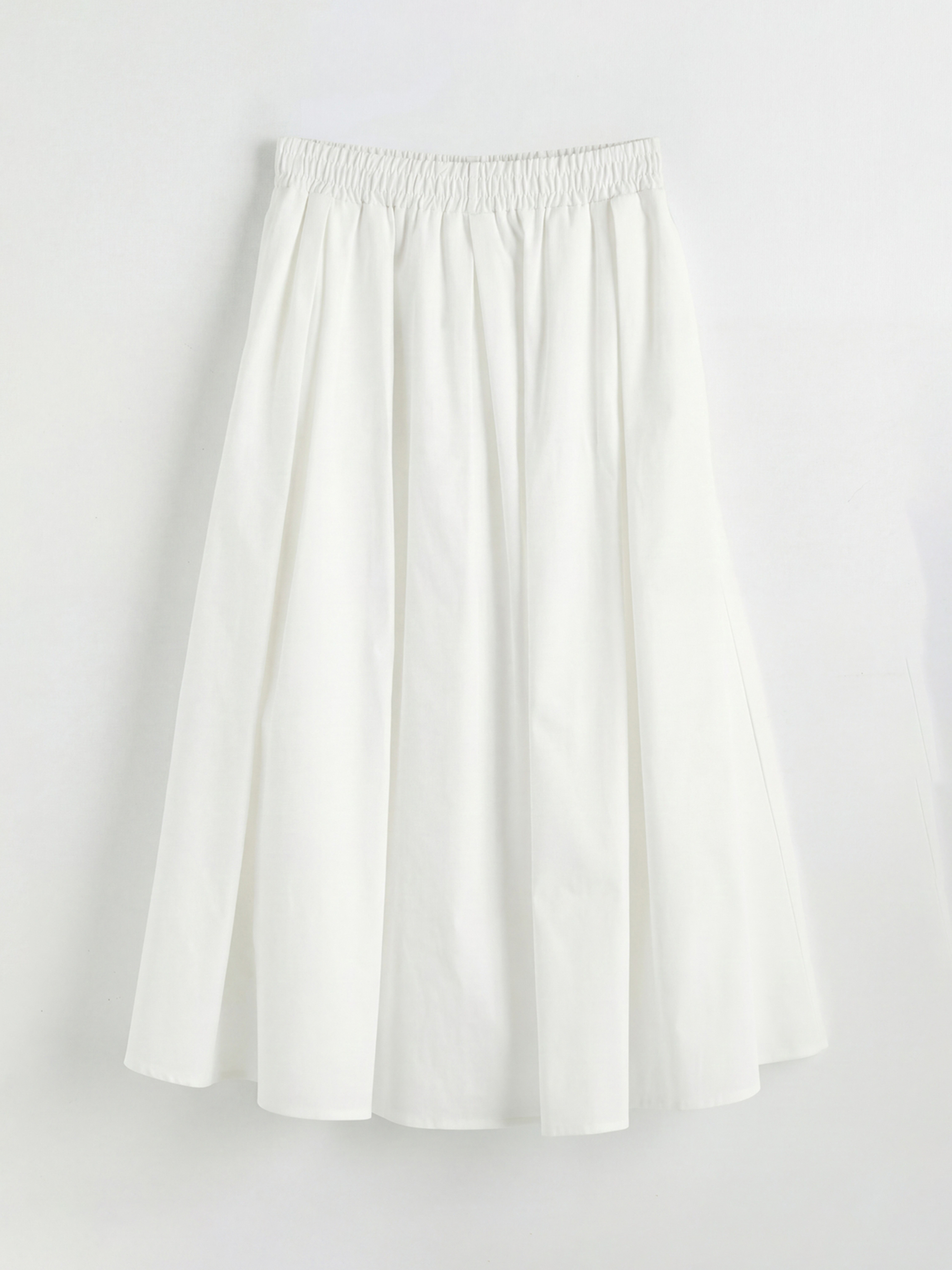 XSIDE Beli Lastikli Poplin Kloş Etek - S6LL00Z8-Q6K