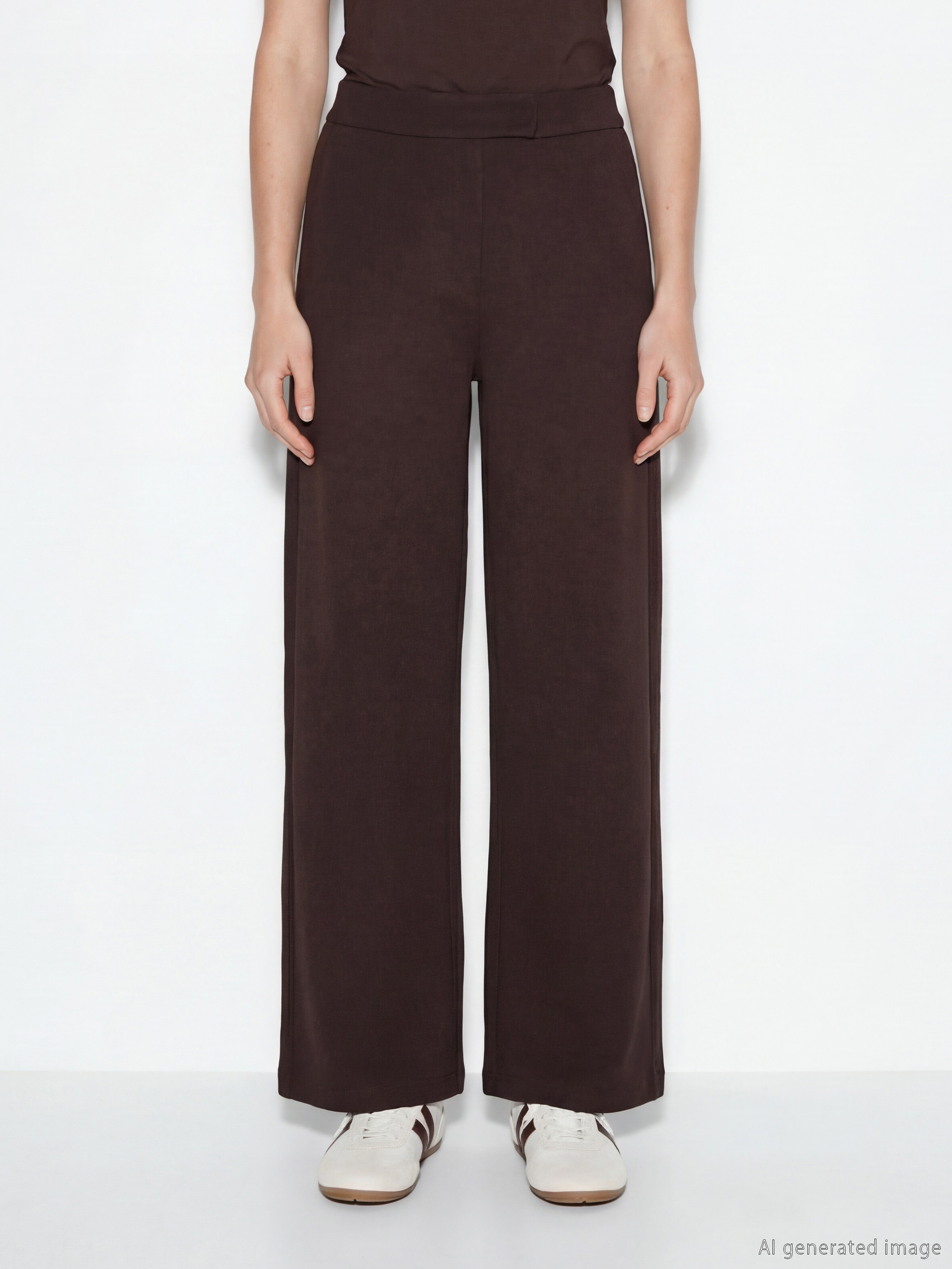 Жена Тъмно-Виолетово Анцуг пантолон-1