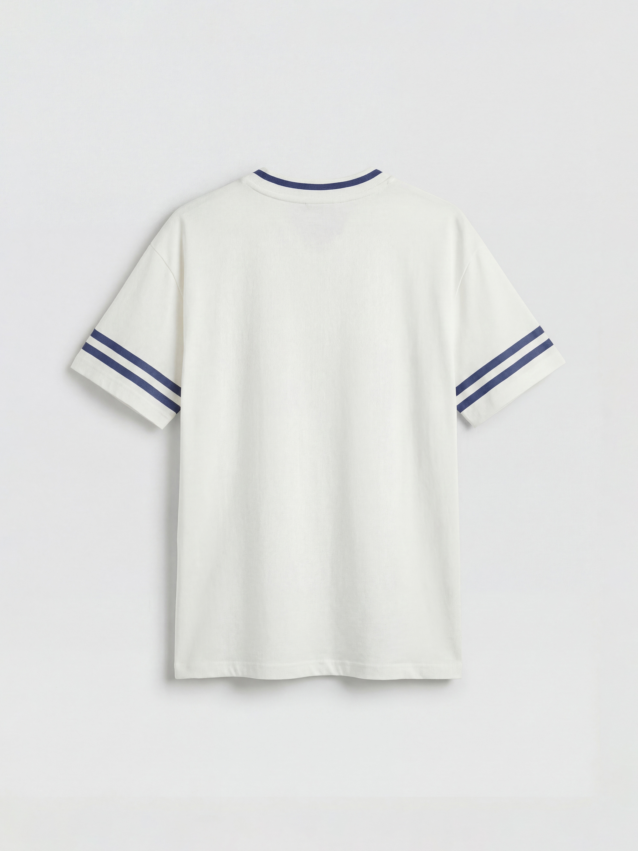 Ekru Stitch Baskılı Kız Çocuk Tişört ve Şort-2