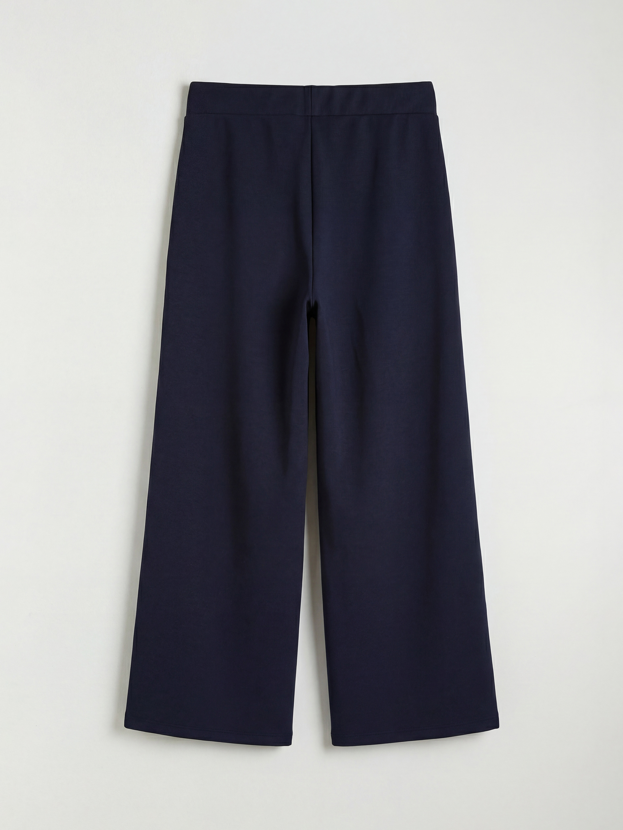 Lacivert Beli Lastikli Soft Touch Kadın Eşofman Altı-1