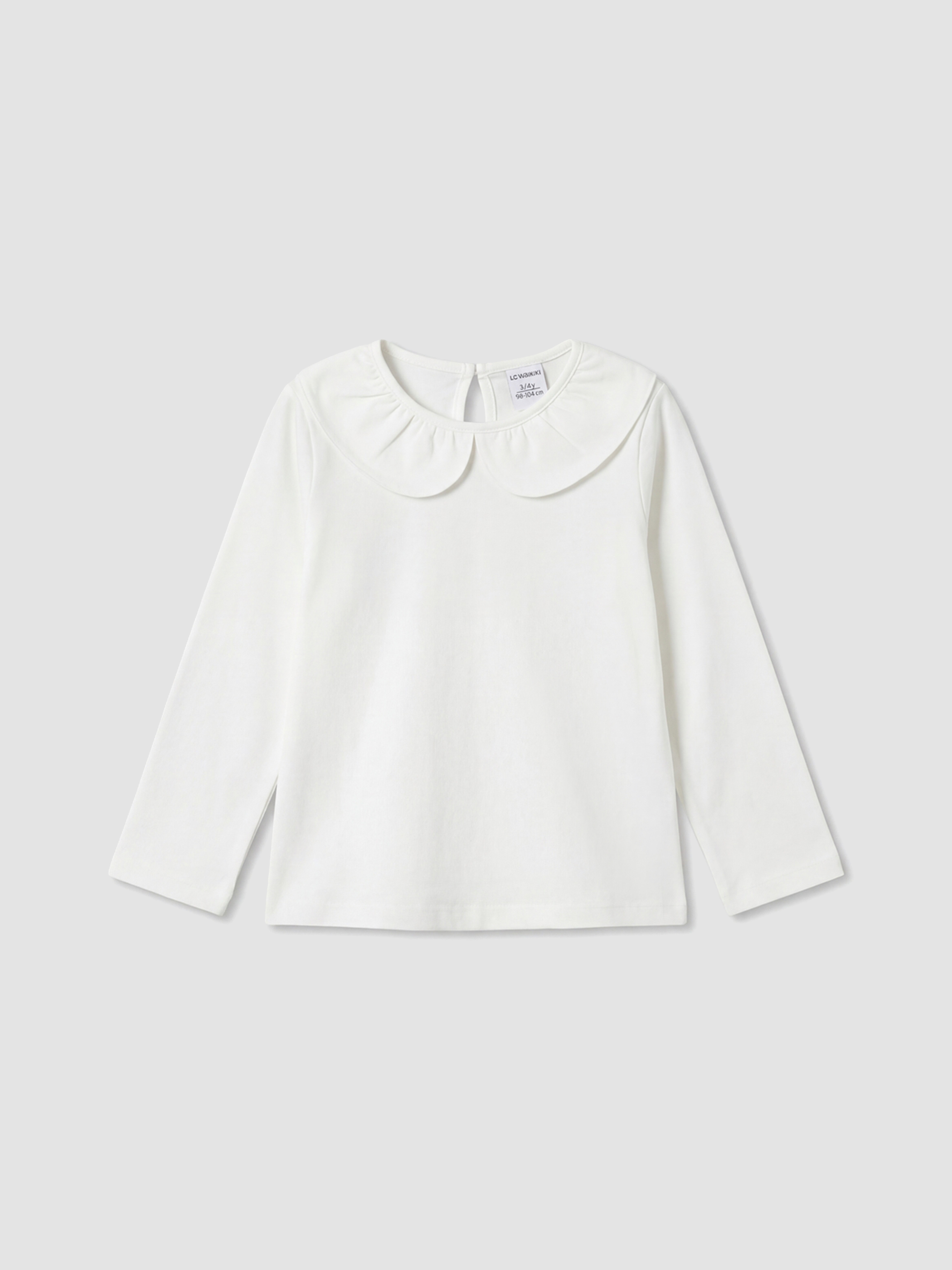 LCW ECO Bebe Yaka Kız Çocuk Bluz - S6LP35Z1-R9J