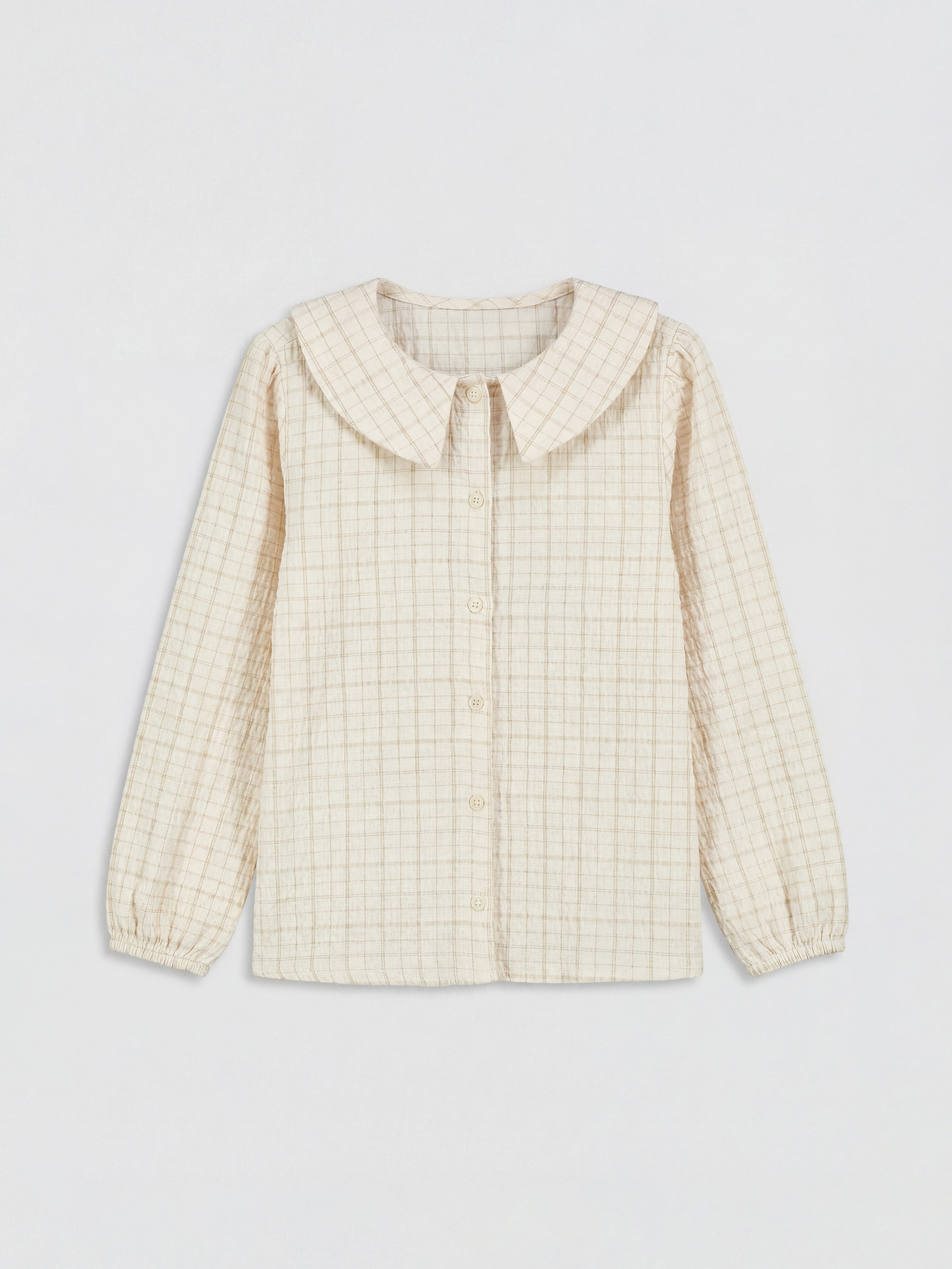 LCW Kids Ekose Poplin Kız Çocuk Gömlek - S6LP85Z4-LLY