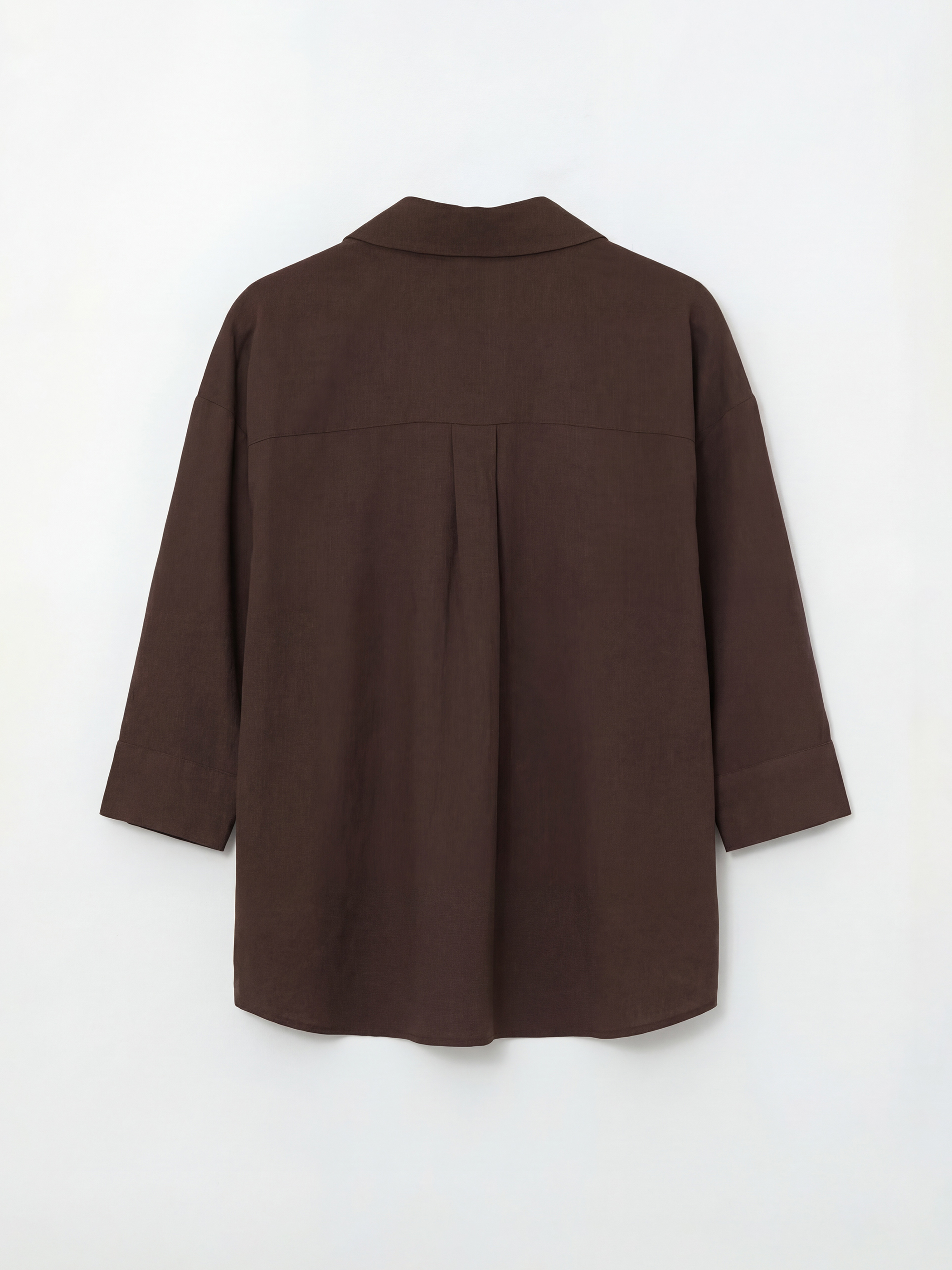 Kahverengi Oversize Kadın Gömlek		
-5